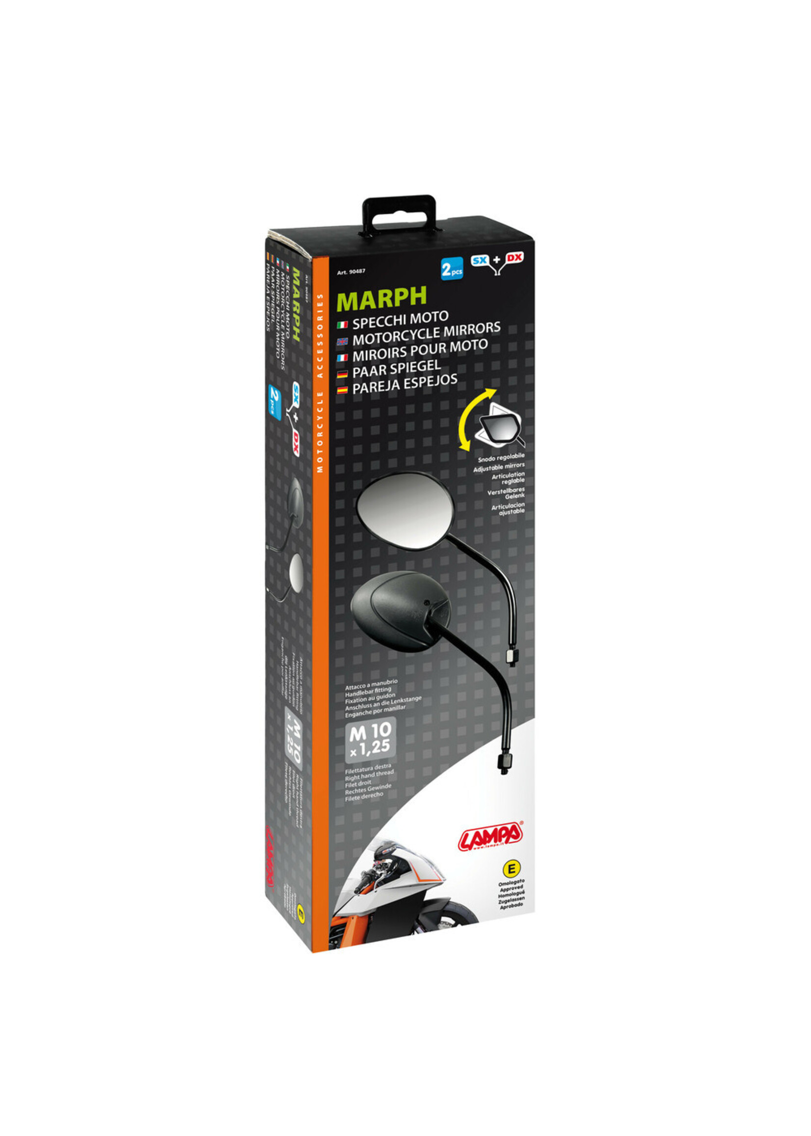 Lampa Marph, paar achteruitkijkspiegels