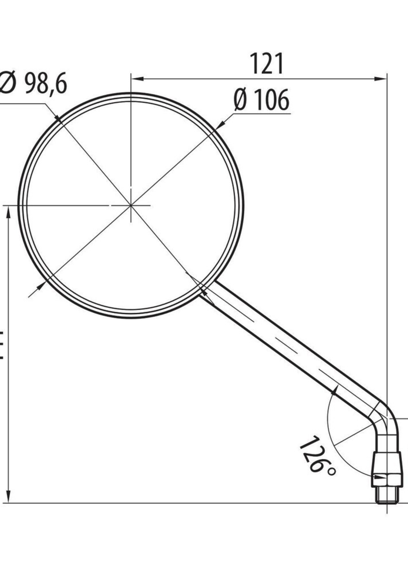 Lampa Star Classic, paar achteruitkijkspiegels