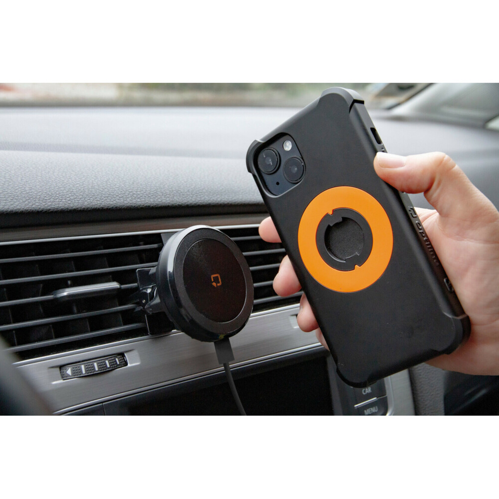 Optiline Mag Wireless Airvent, Magnetic phone holder for air vent with wireless charge