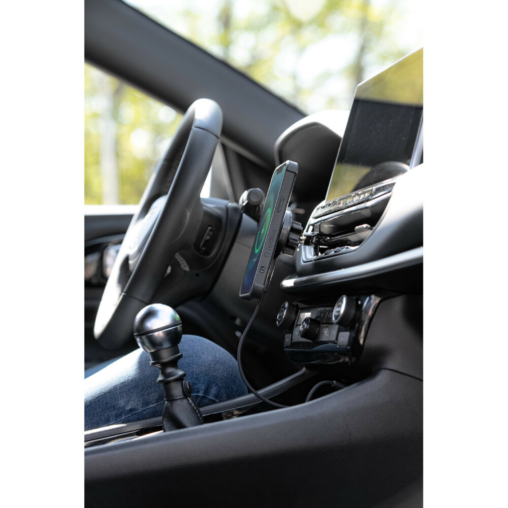 Optiline Mag Wireless Airvent, Magnetic phone holder for air vent with wireless charge