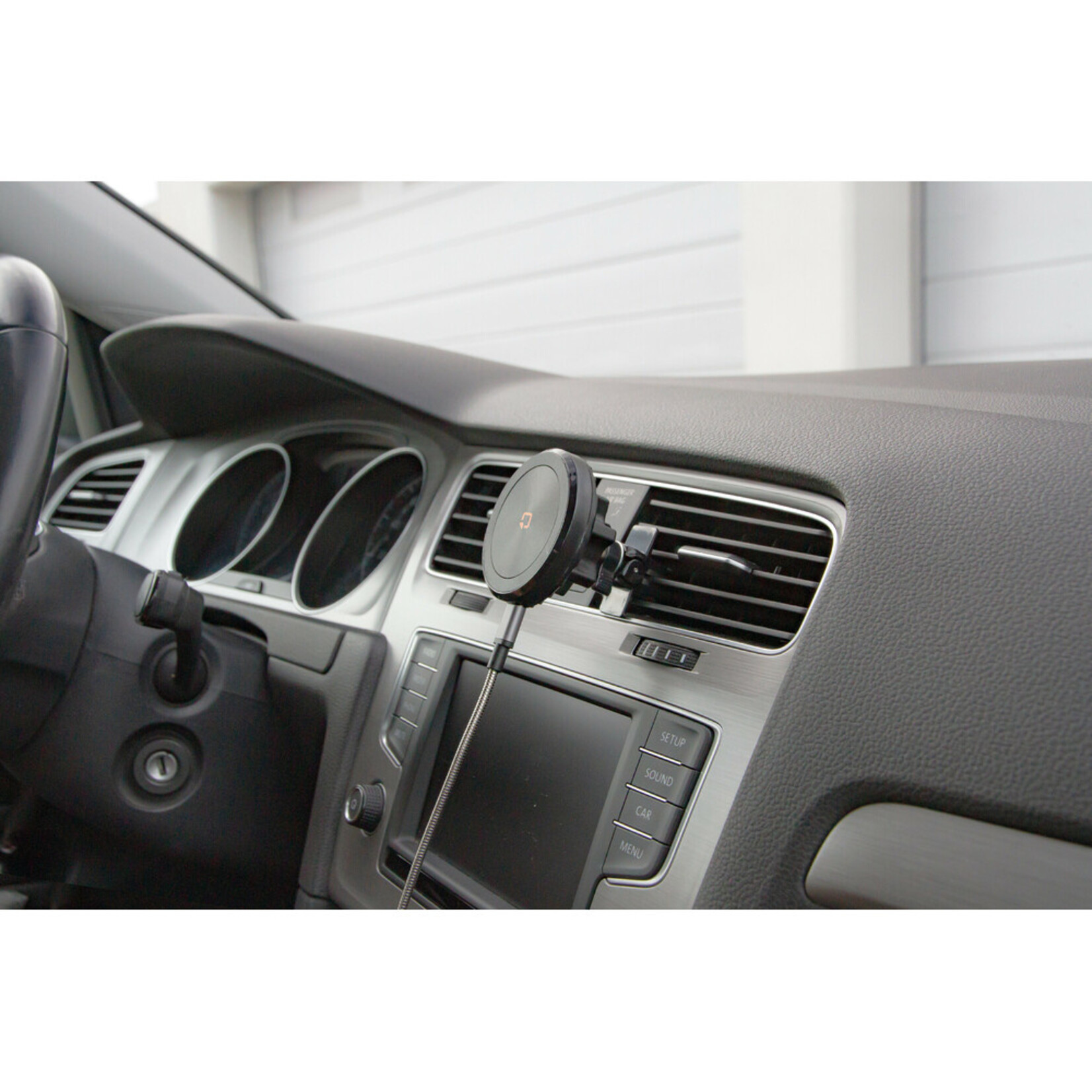 Optiline Mag Wireless Airvent, Magnetic phone holder for air vent with wireless charge