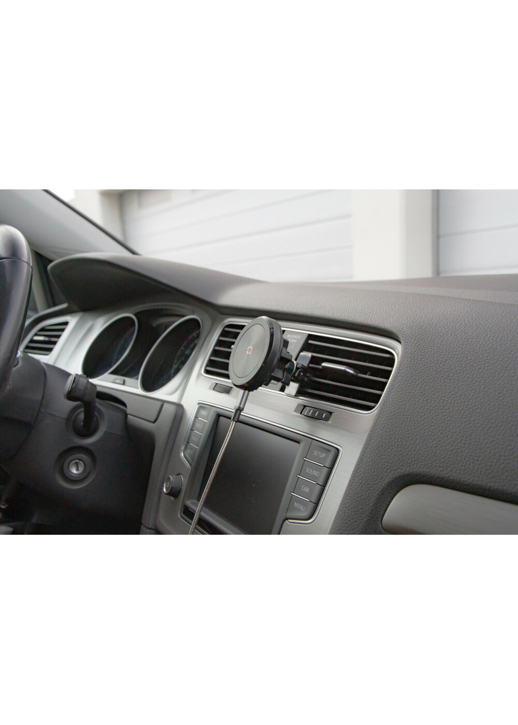 Optiline Mag Wireless Airvent, Magnetic phone holder for air vent with wireless charge