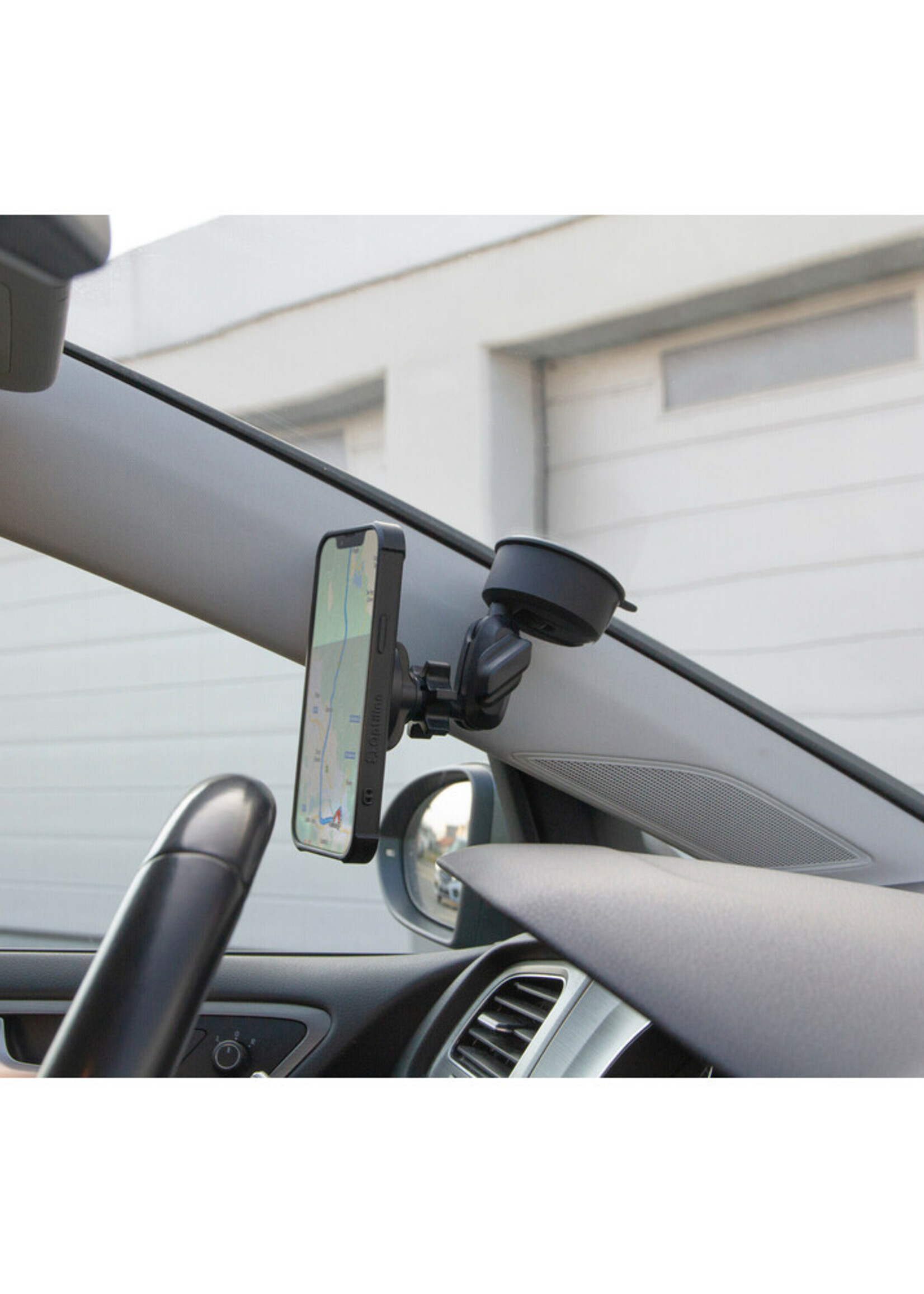 Optiline Mag Pro Orbit, Magnetic phone holder with adhesive suction cup