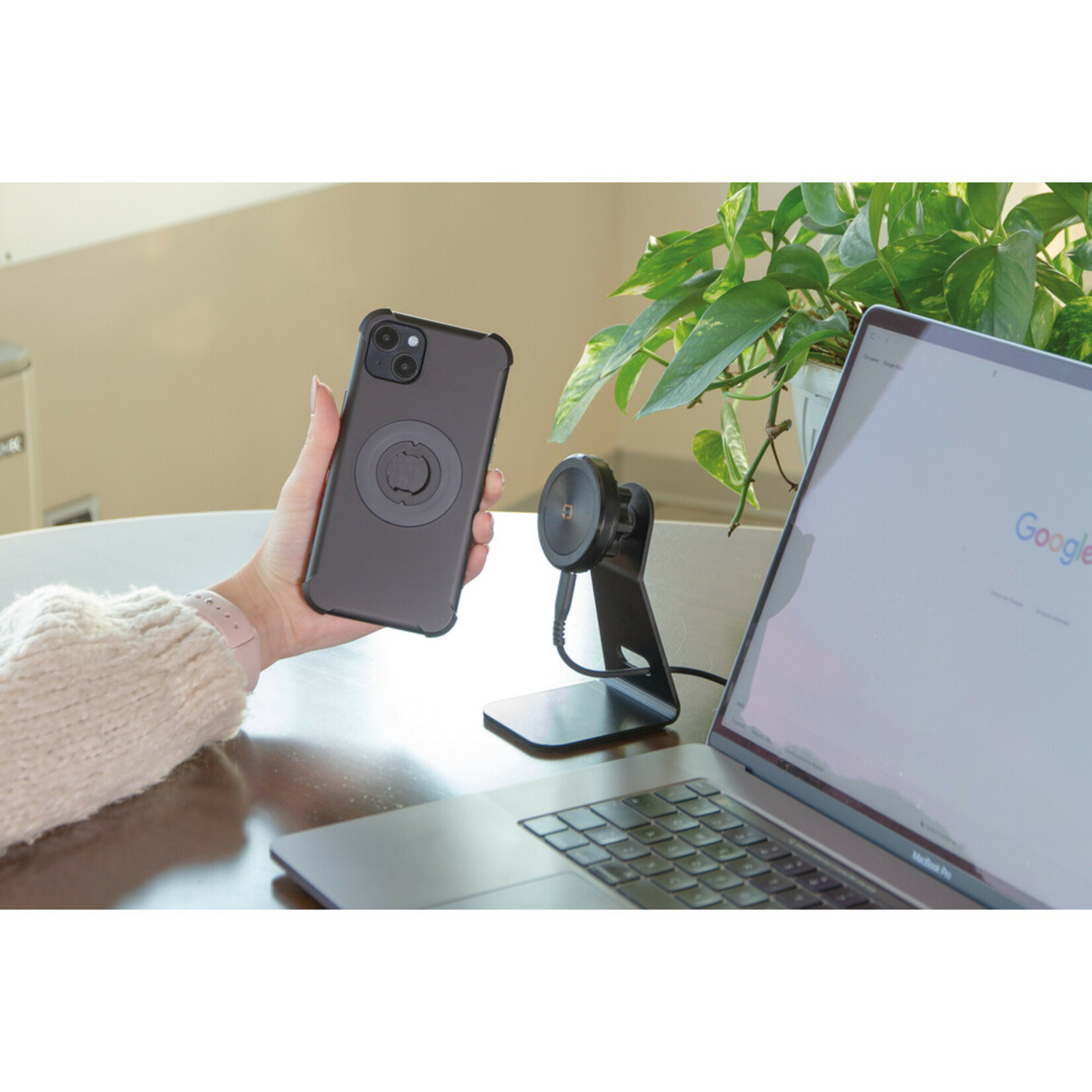 Optiline Mag Wireless Stand, Home/office mount with wireless charge