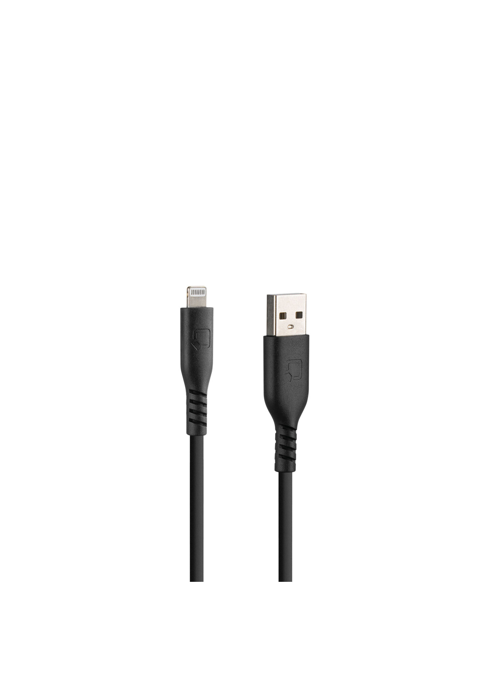 Optiline Siliconen kabel Usb A > Apple 8 Pin 20 cm