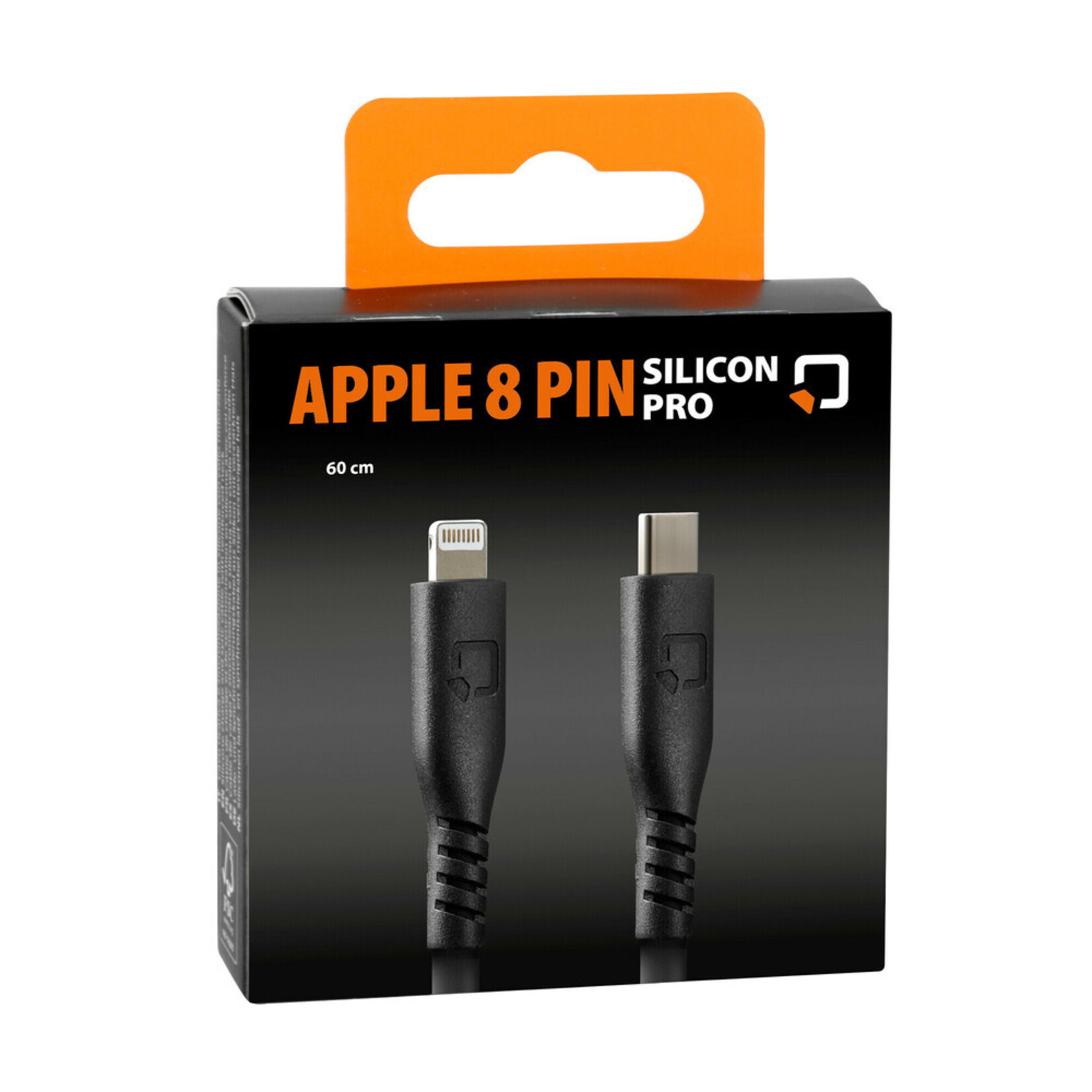 Optiline Pro, Siliconen Usb Type C > Apple 8 Pin PD 60W
