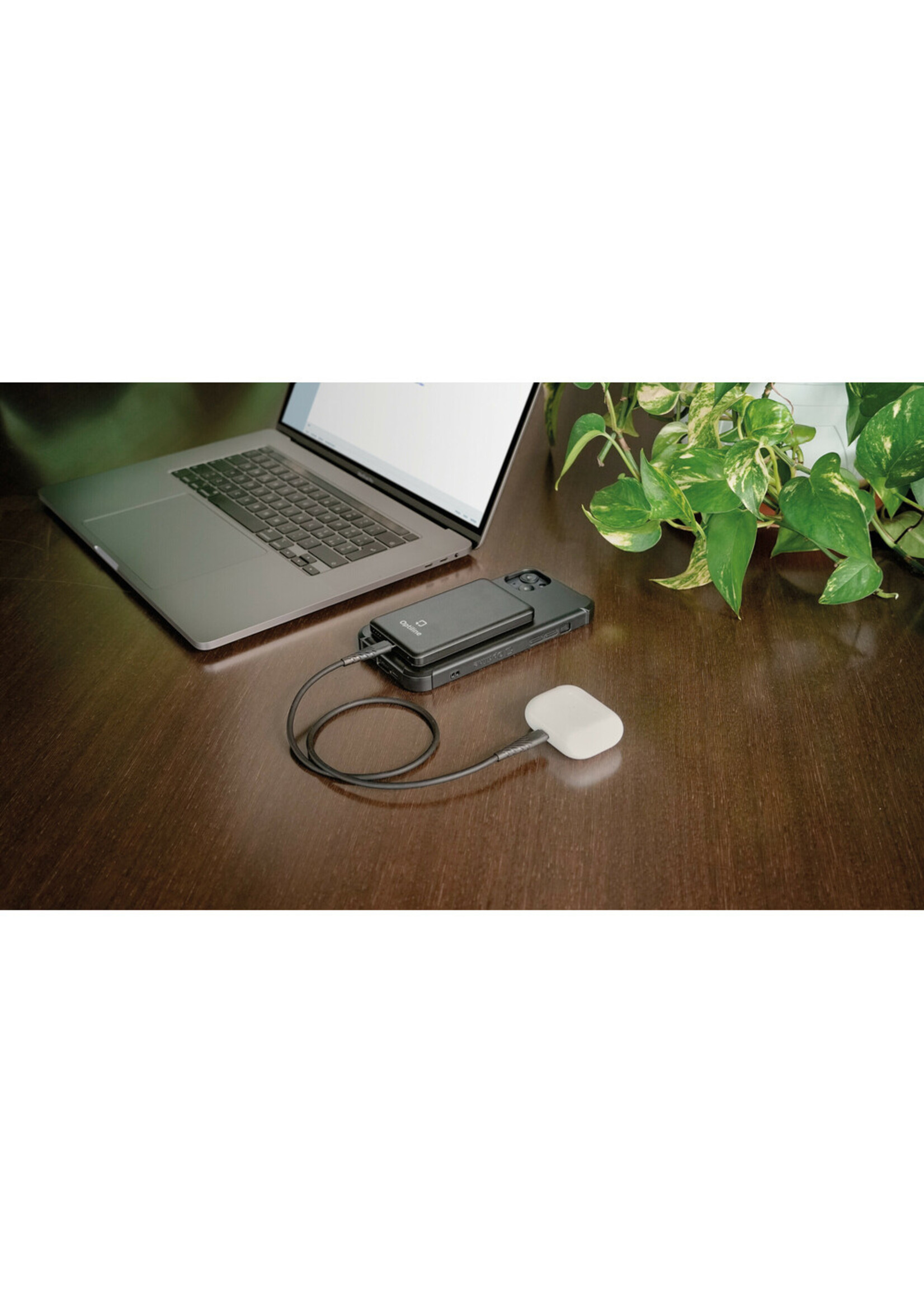 Optiline Mag Powerbank compatibel met Mag Case Optiline en MagSafe-technologie