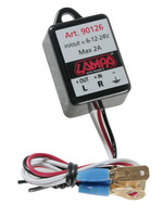 Lampa Flasher, electronic flasher device for Led indicators - 6/12/24V - 2A