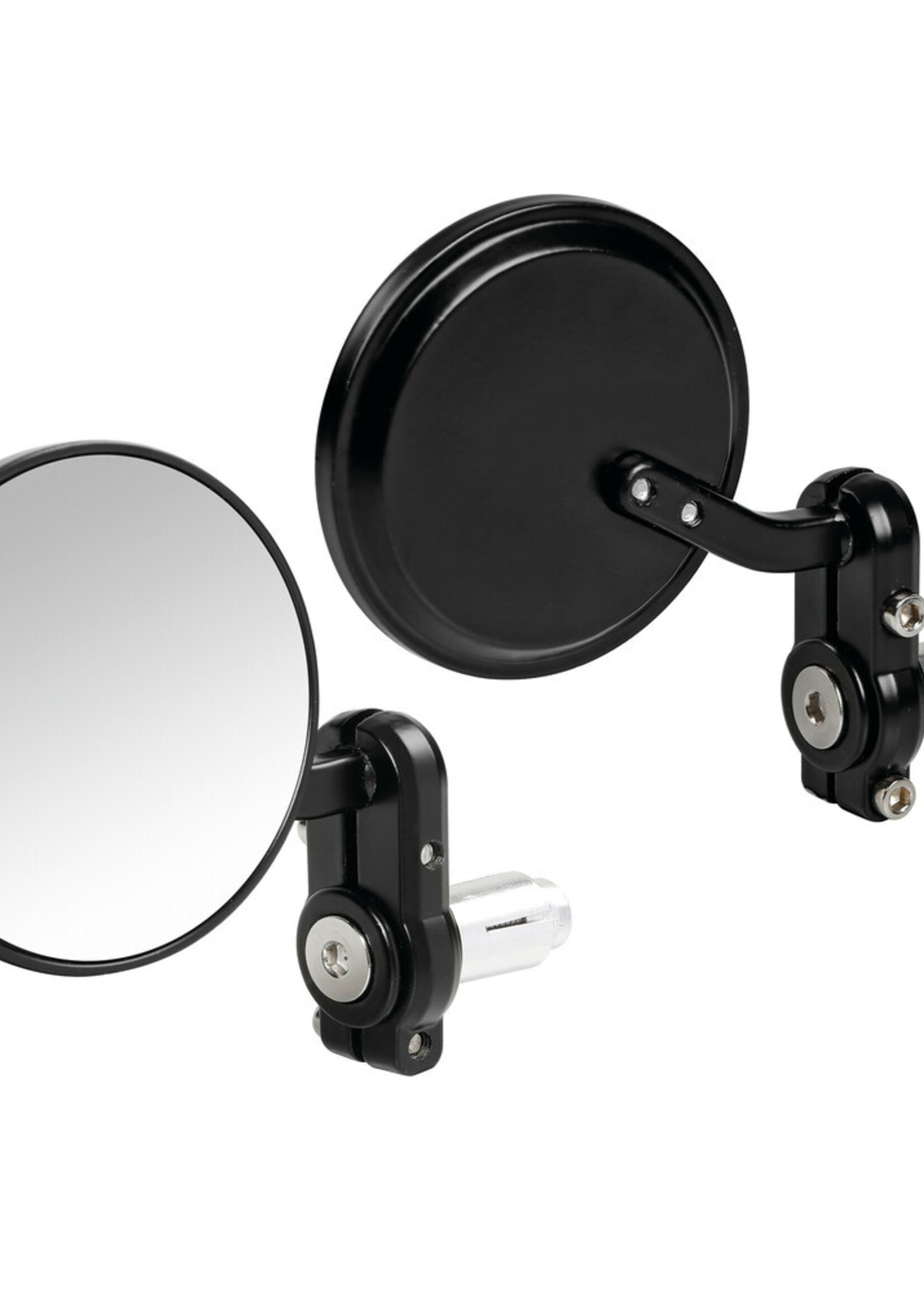 Lampa Dernier, pair of rearview mirrors - Black