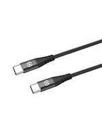 Celly USB-C USB-C NYLON 60W CABLE BK