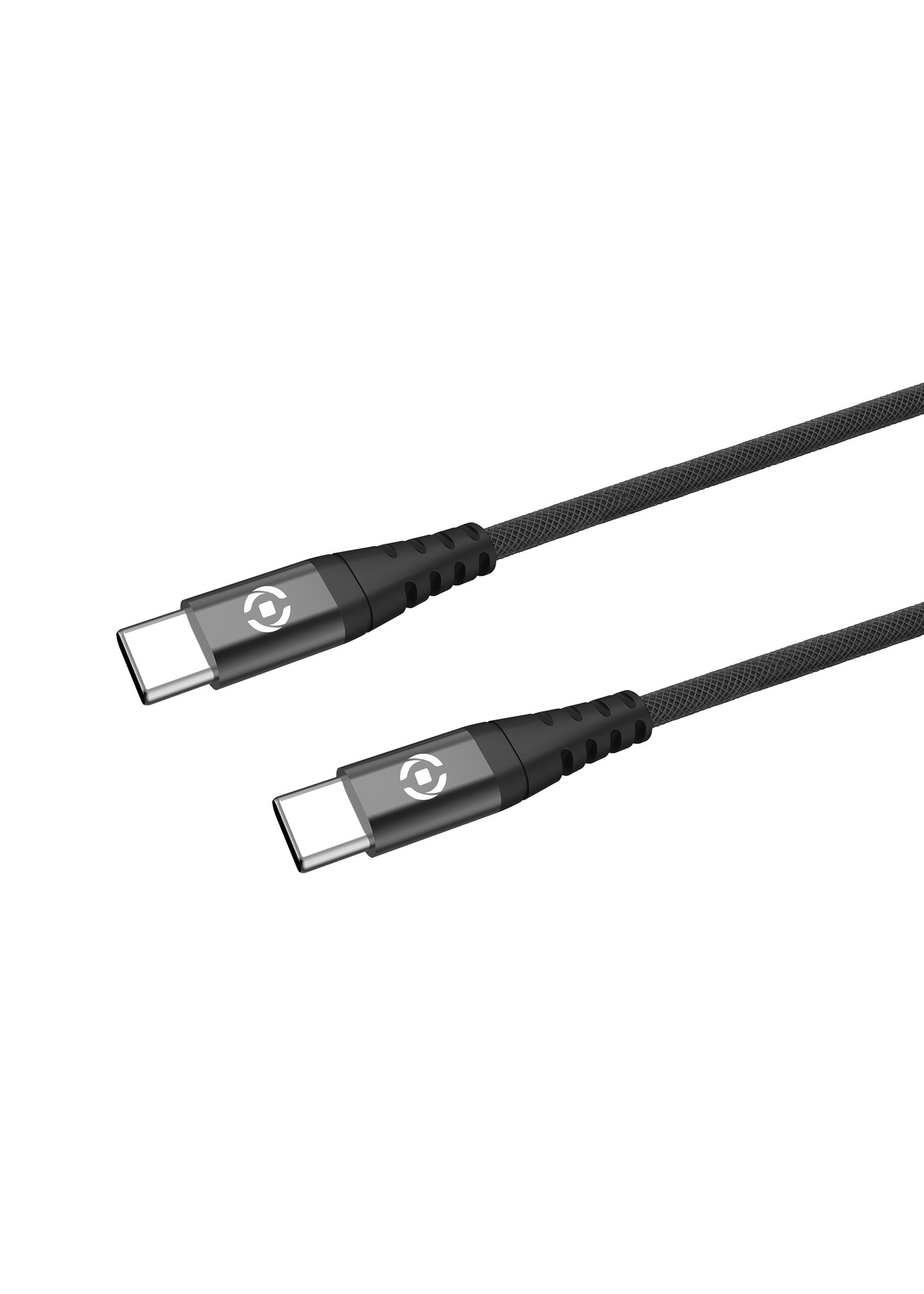 Celly USB-C USB-C NYLON 60W CABLE BK