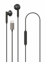 Celly STEREO EARPHONES DROP TYPEC BK