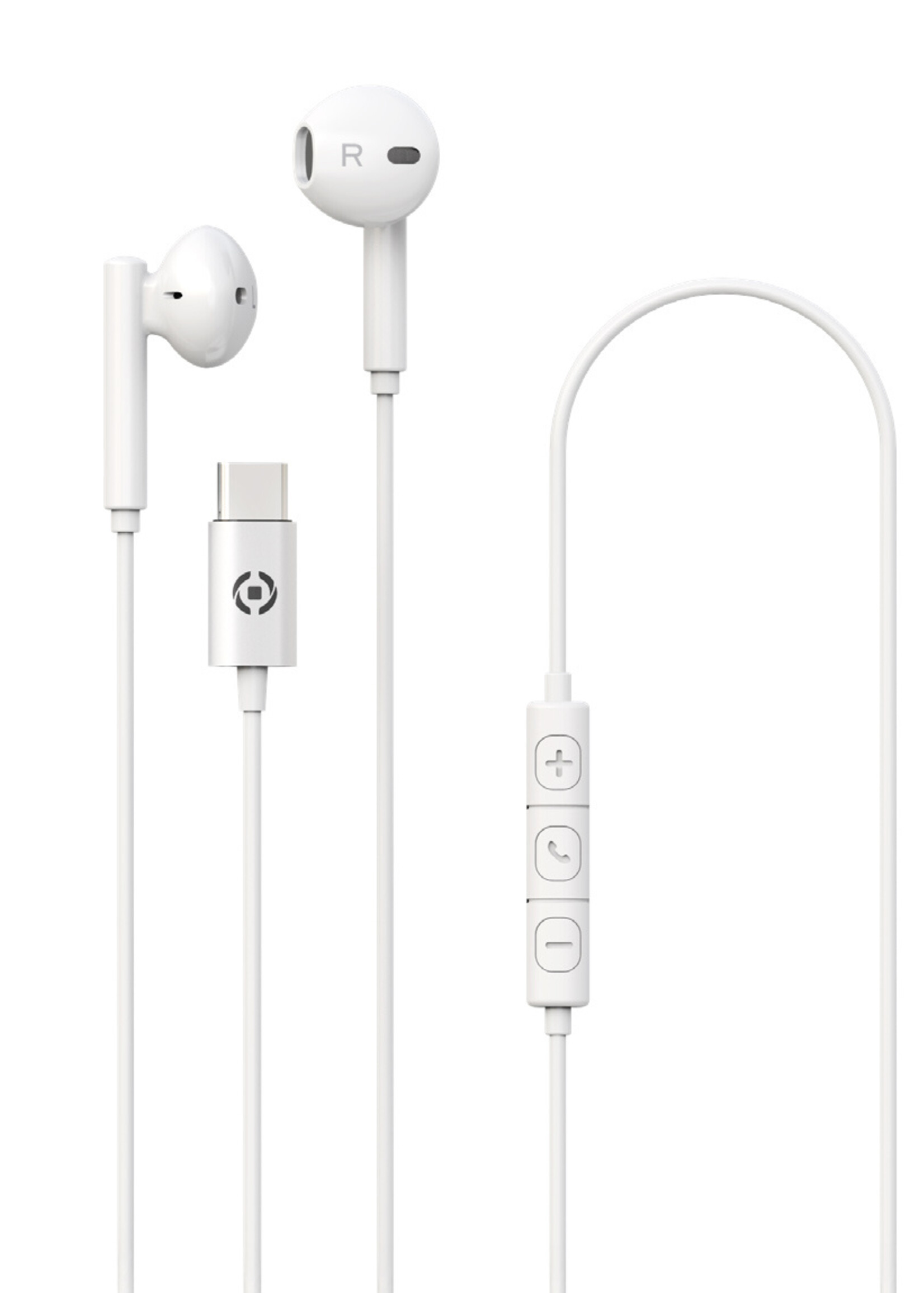 STEREO EARPHONES DROP TYPEC WH