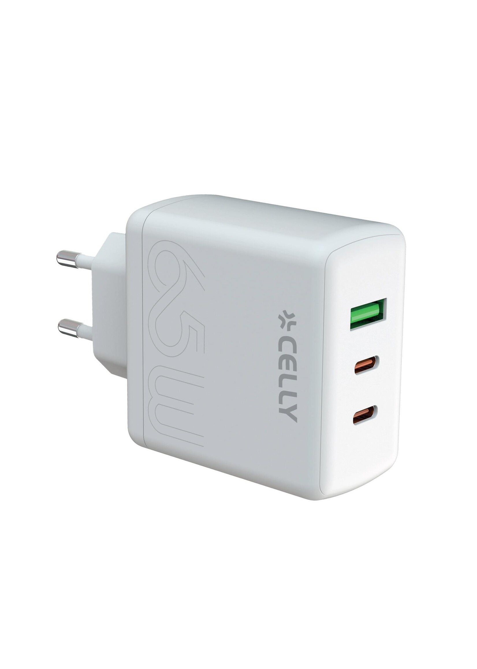 Celly TC 3 USB-C USB 65W GAN EVO WH