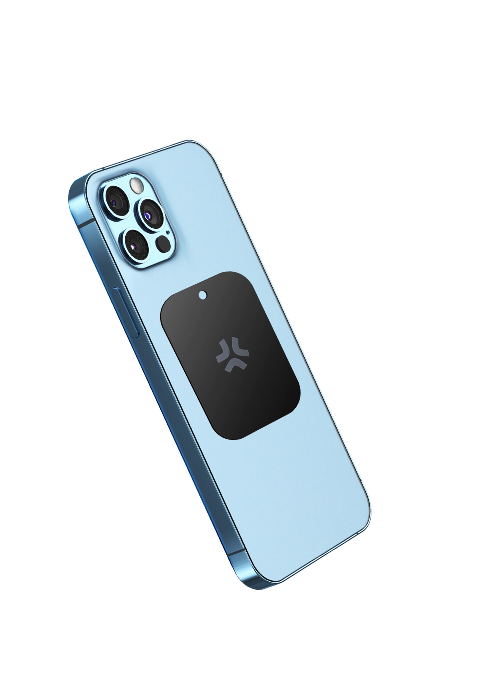 Celly GHOSTFIX - Universele Magnetische Autohouder Incl. 3 Extra Metalen Platen