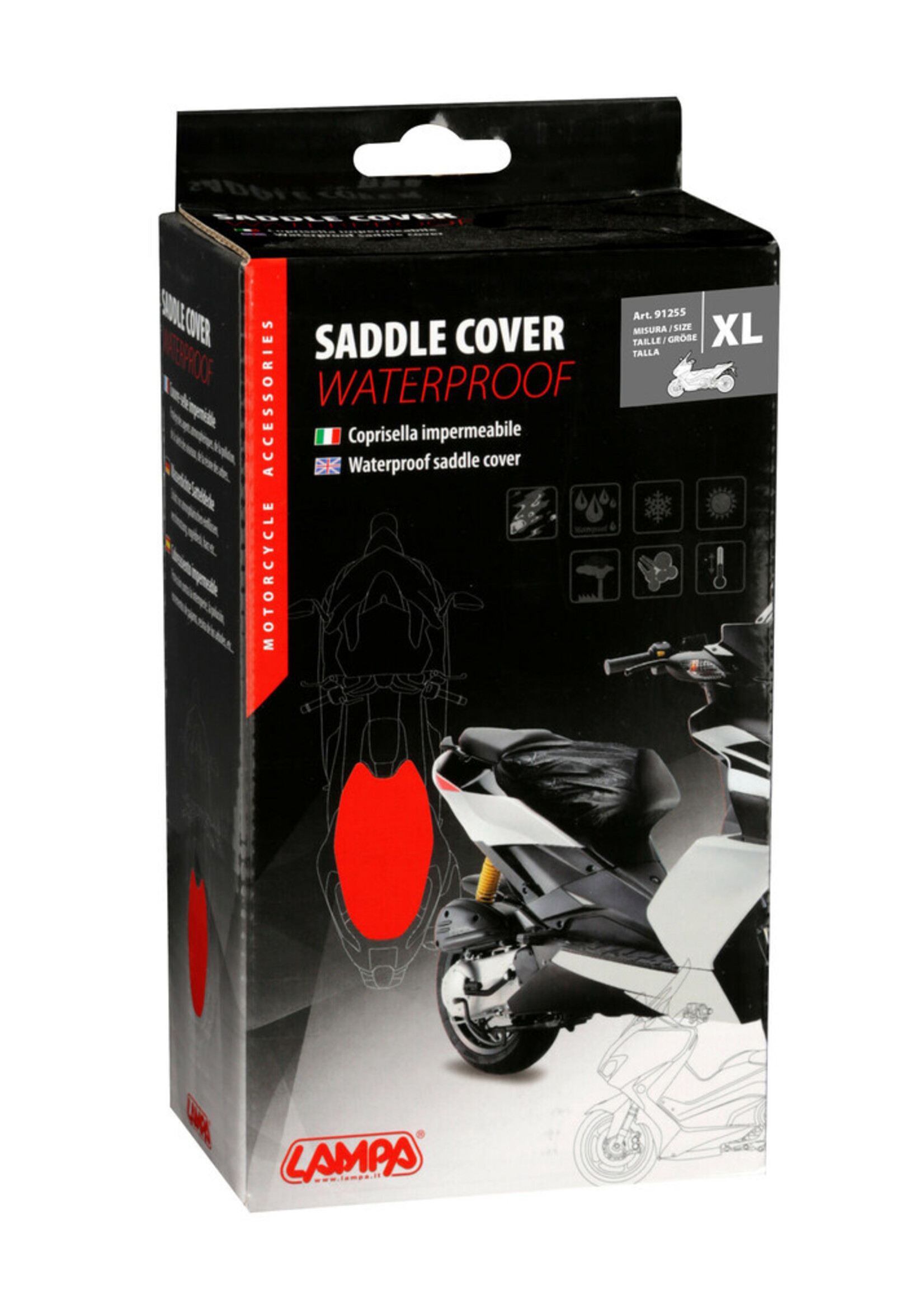 Lampa WATERPOOF SCOOTER SEAT COVER TG XL