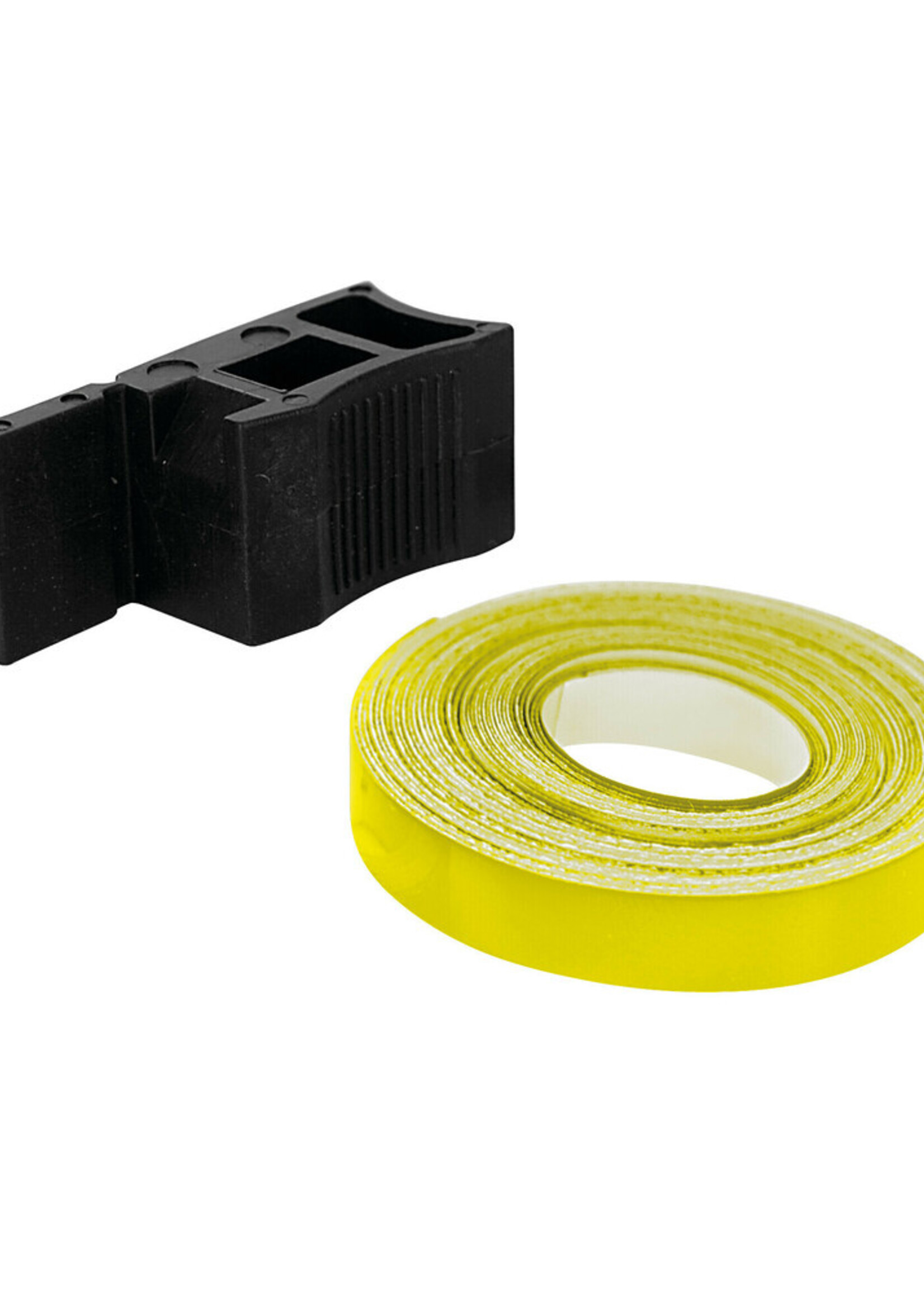 Lampa Wheel Stripe Fluo, adhesive trim for wheel rims - Yellow