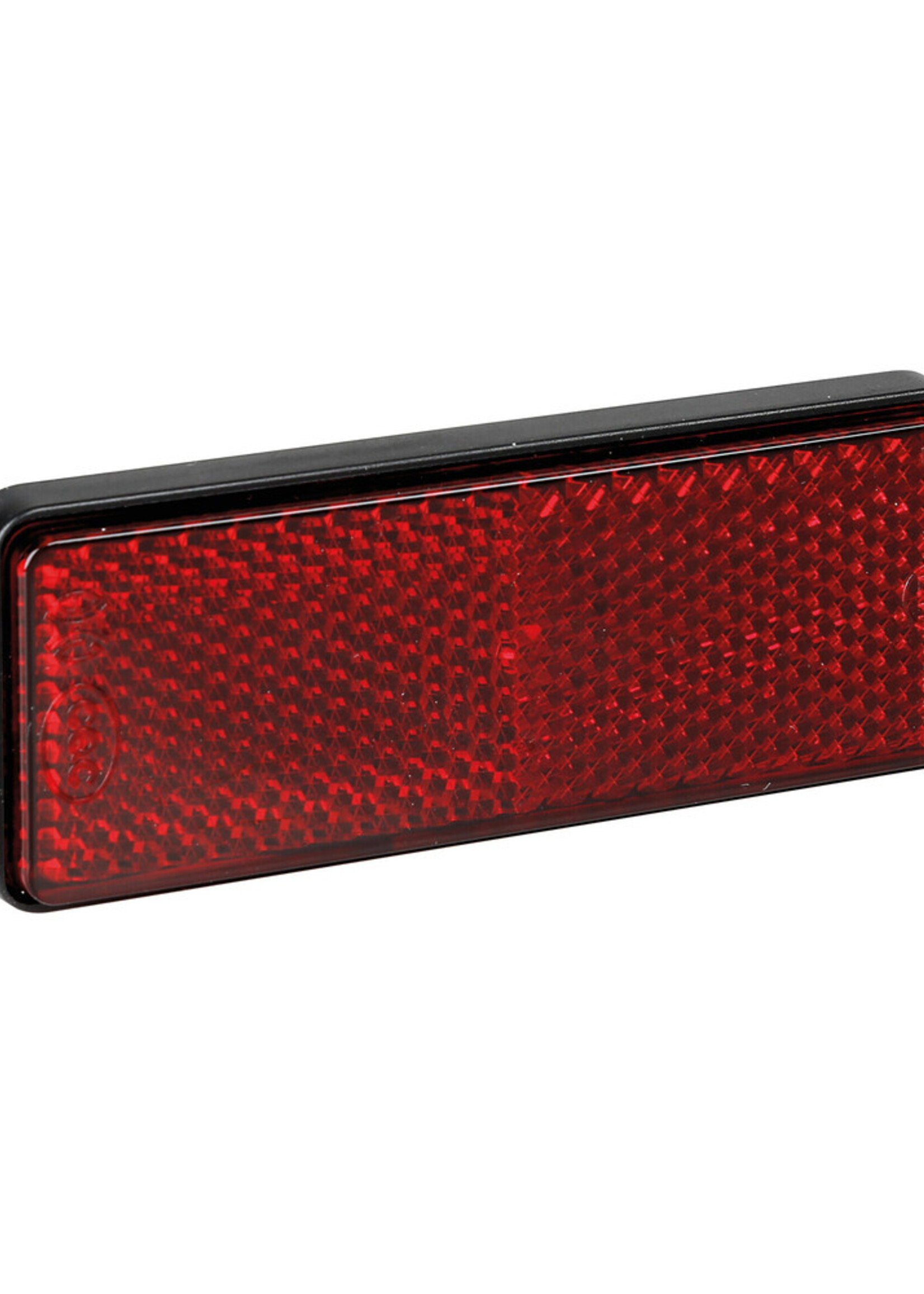 Lampa Rear reflector with screw - 90x35 mm - Red