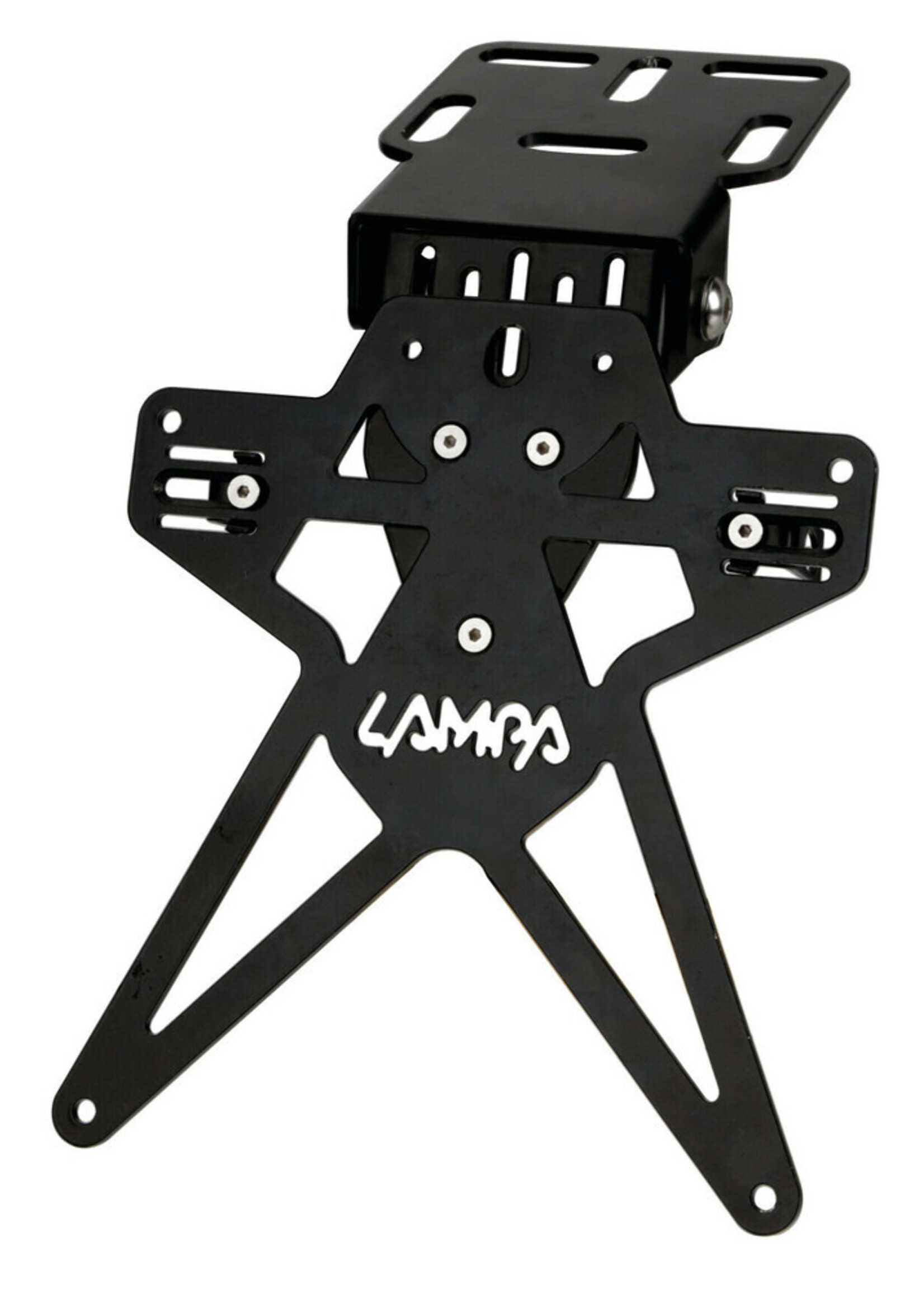 Lampa Aero-X Evo 3, italian license plate holder with height and tilt adjustments