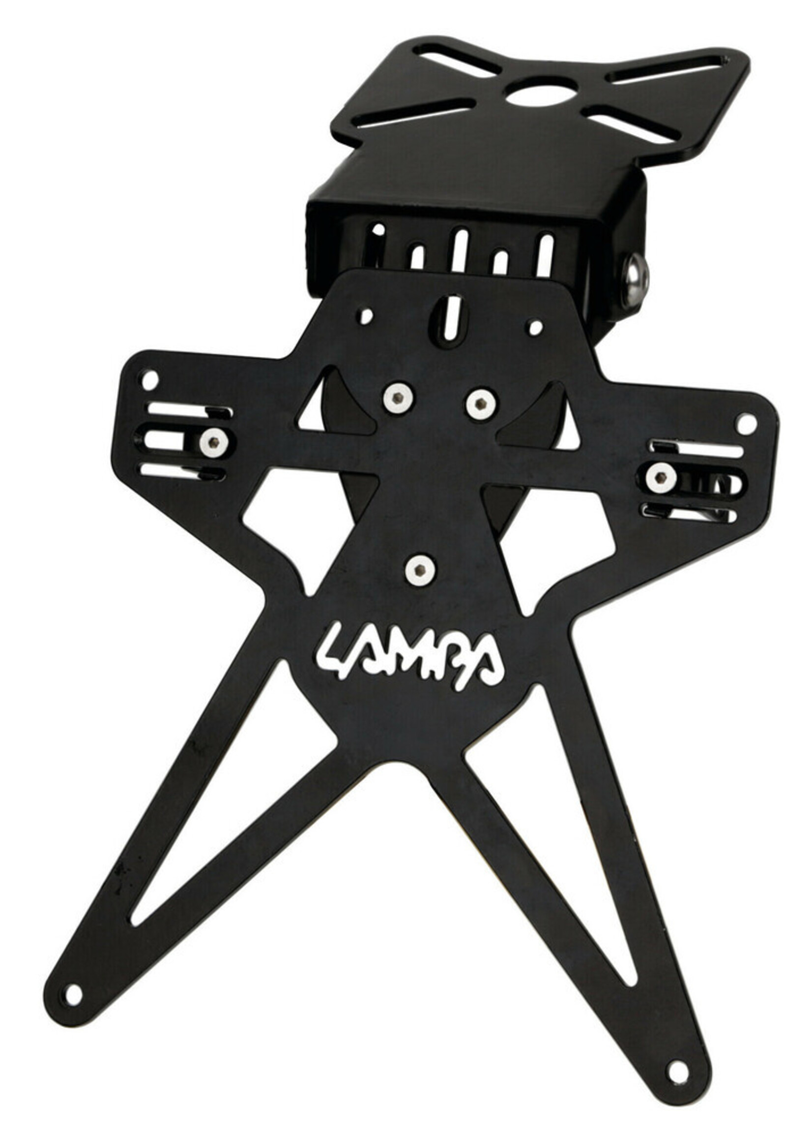 Lampa Aero-X Evo 4, italian license plate holder with height and tilt adjustments