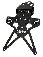 Lampa Aero-X Evo 6, italian license plate holder with height and tilt adjustments