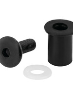 Lampa Screen Fit-Kits, rubber nut kits with screw and washers (5 MA) - 10 pcs - Black