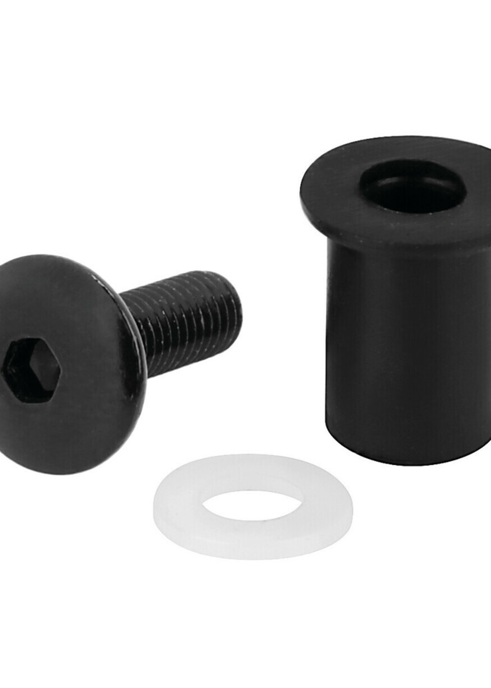 Lampa Screen Fit-Kits, rubber nut kits with screw and washers (5 MA) - 10 pcs - Black