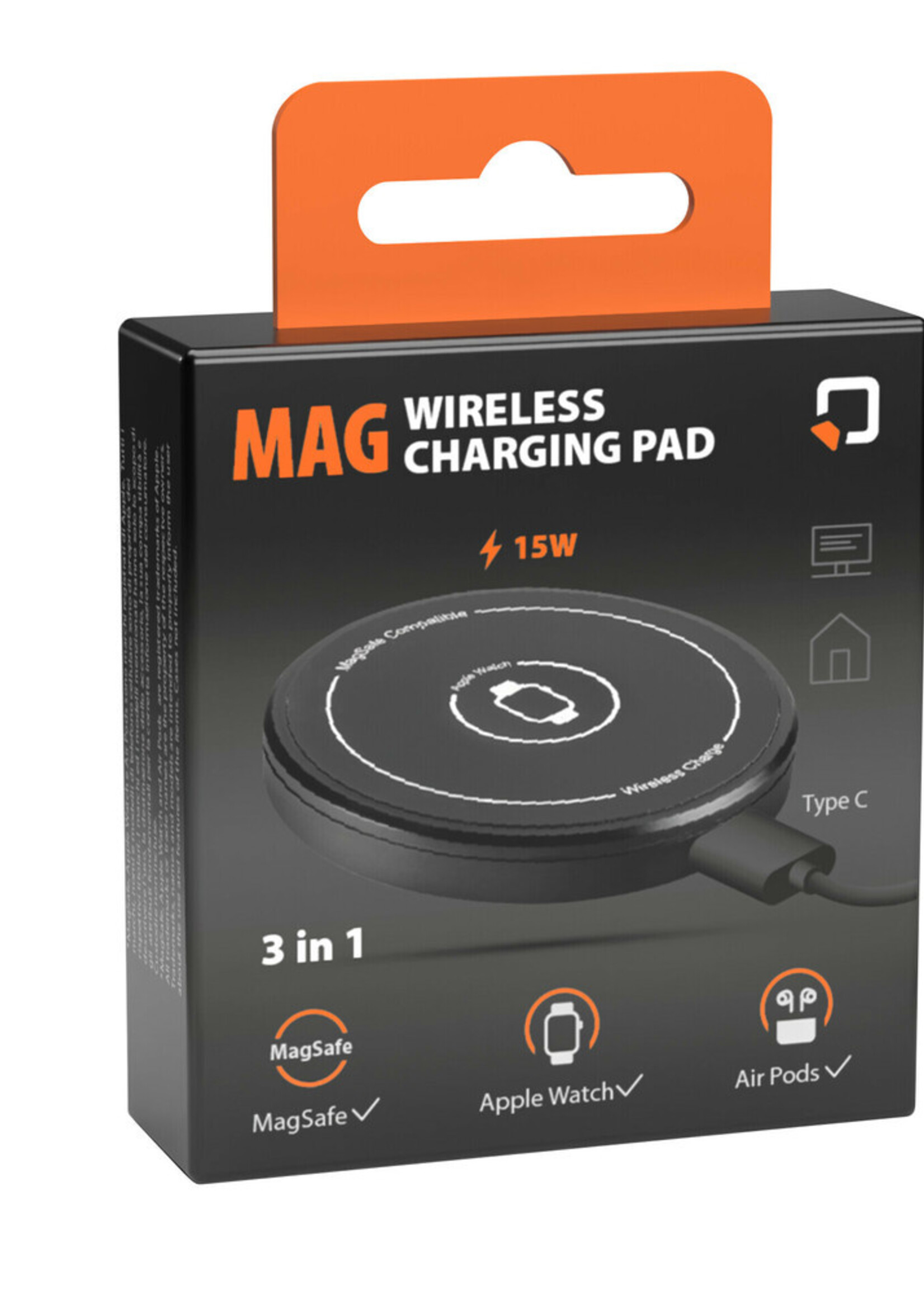 Optiline Mag, 3 in 1 magnetische draadloze oplader