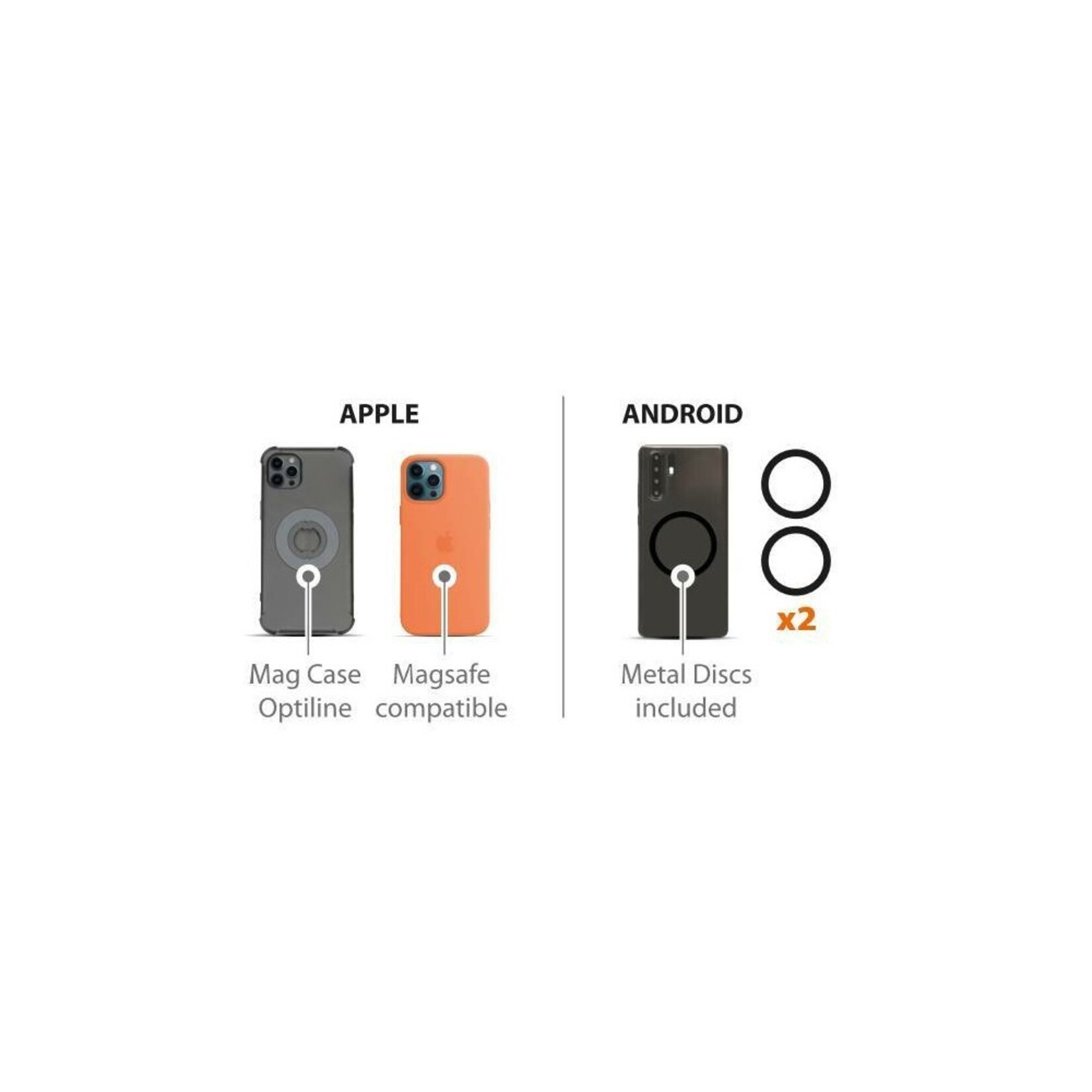 Optiline Mag, 3 in 1 magnetische draadloze oplader