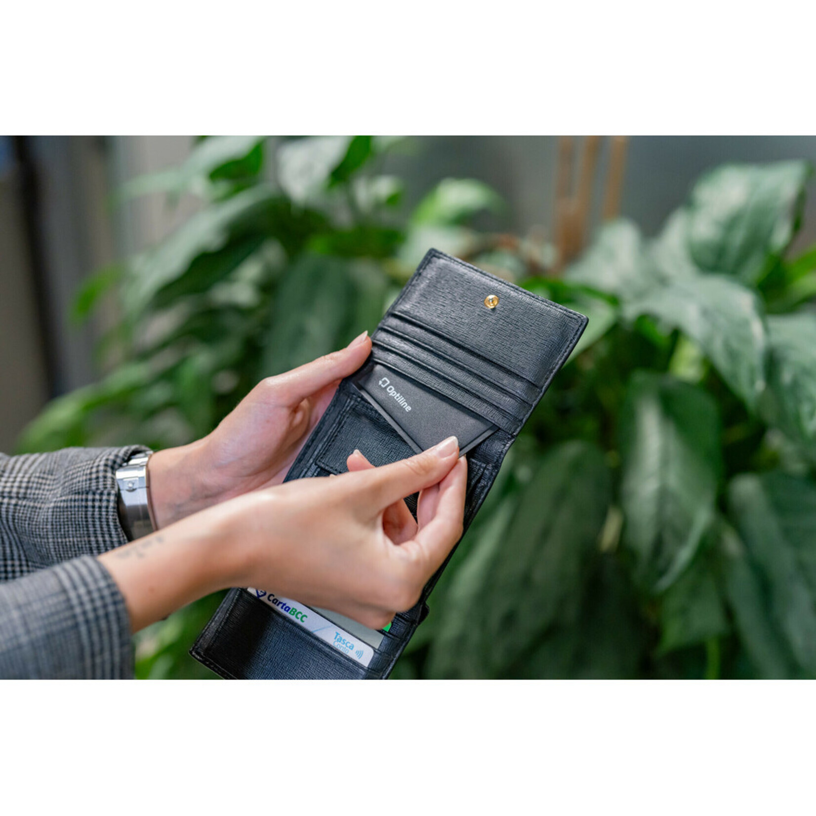 Optiline Opti Tracker Flex, Ultra-thin foldable adhesive locator