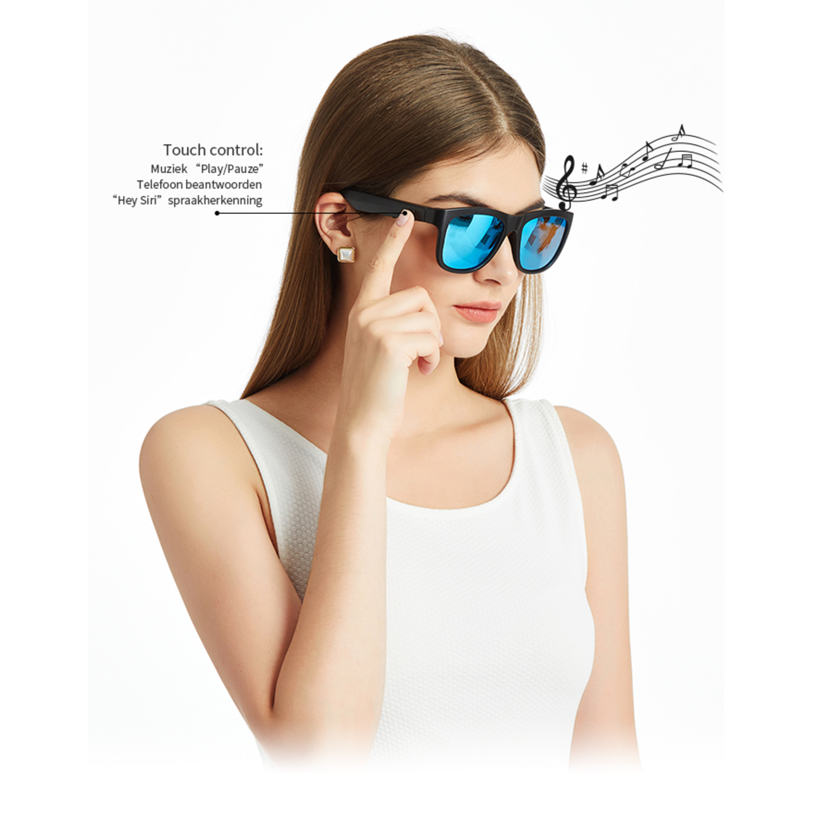 Soundglasses  Soundglasses polaroid zonnebril met bluetooth audio