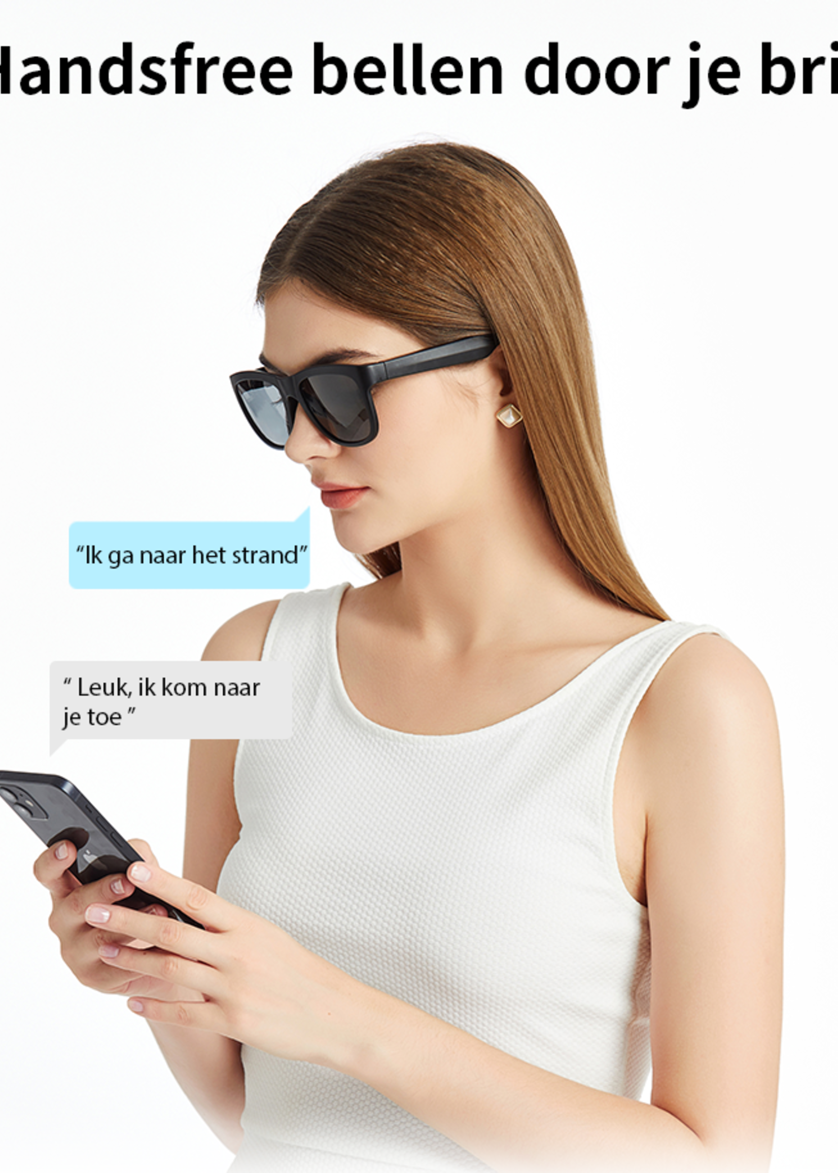 Soundglasses  Soundglasses polaroid zonnebril met bluetooth audio