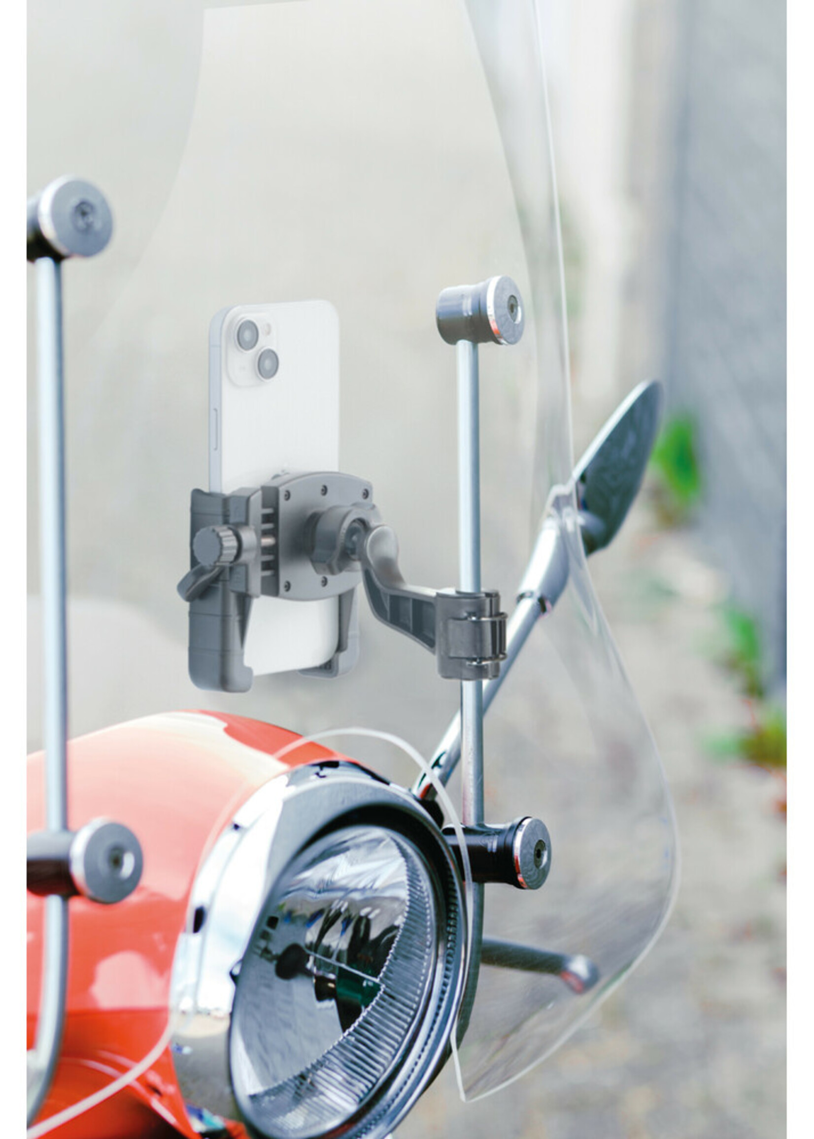 Optiline Smart Scooter Grip, universal smartphone holder for scooter