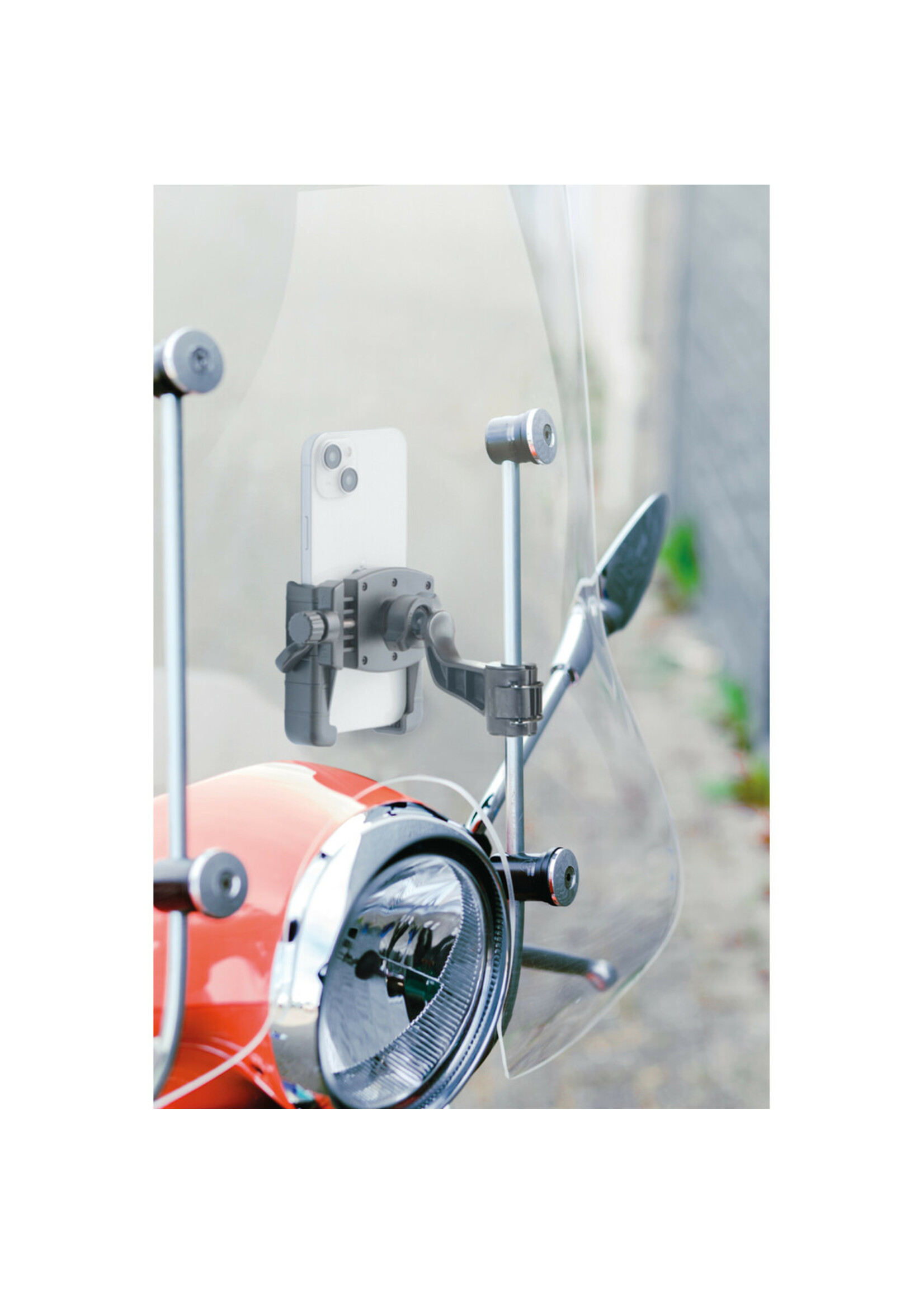 Optiline Smart Scooter Grip, universal smartphone holder for scooter