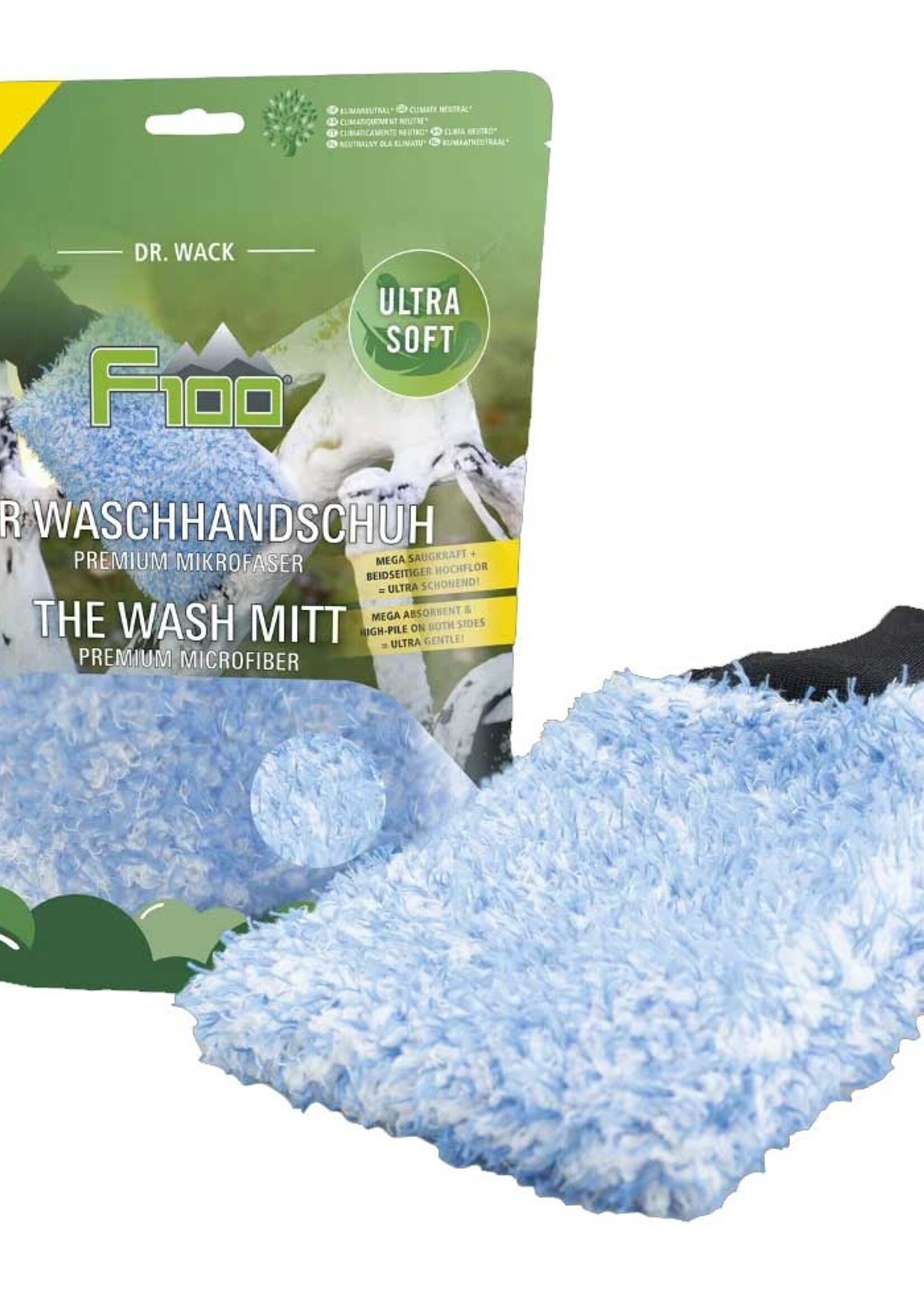 F100 By Dr. Wack F100 Wash Mitt - Premium Microfiber