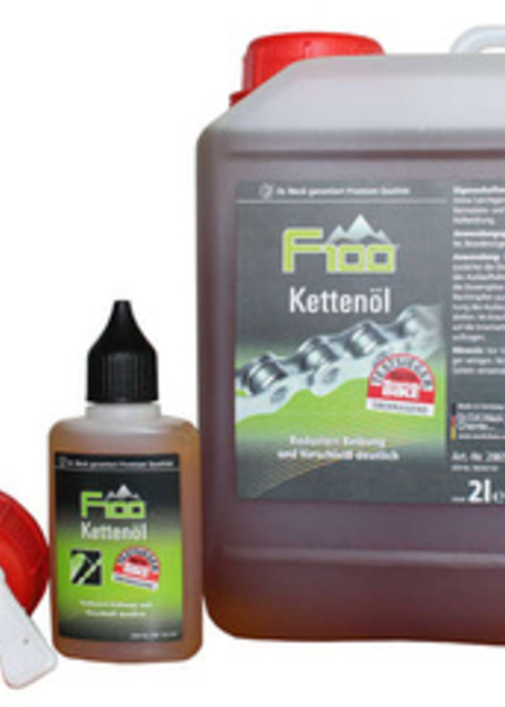 F100 By Dr. Wack F100 Chain Oil Jerrycan 2L + 50ML Bottle + Tap