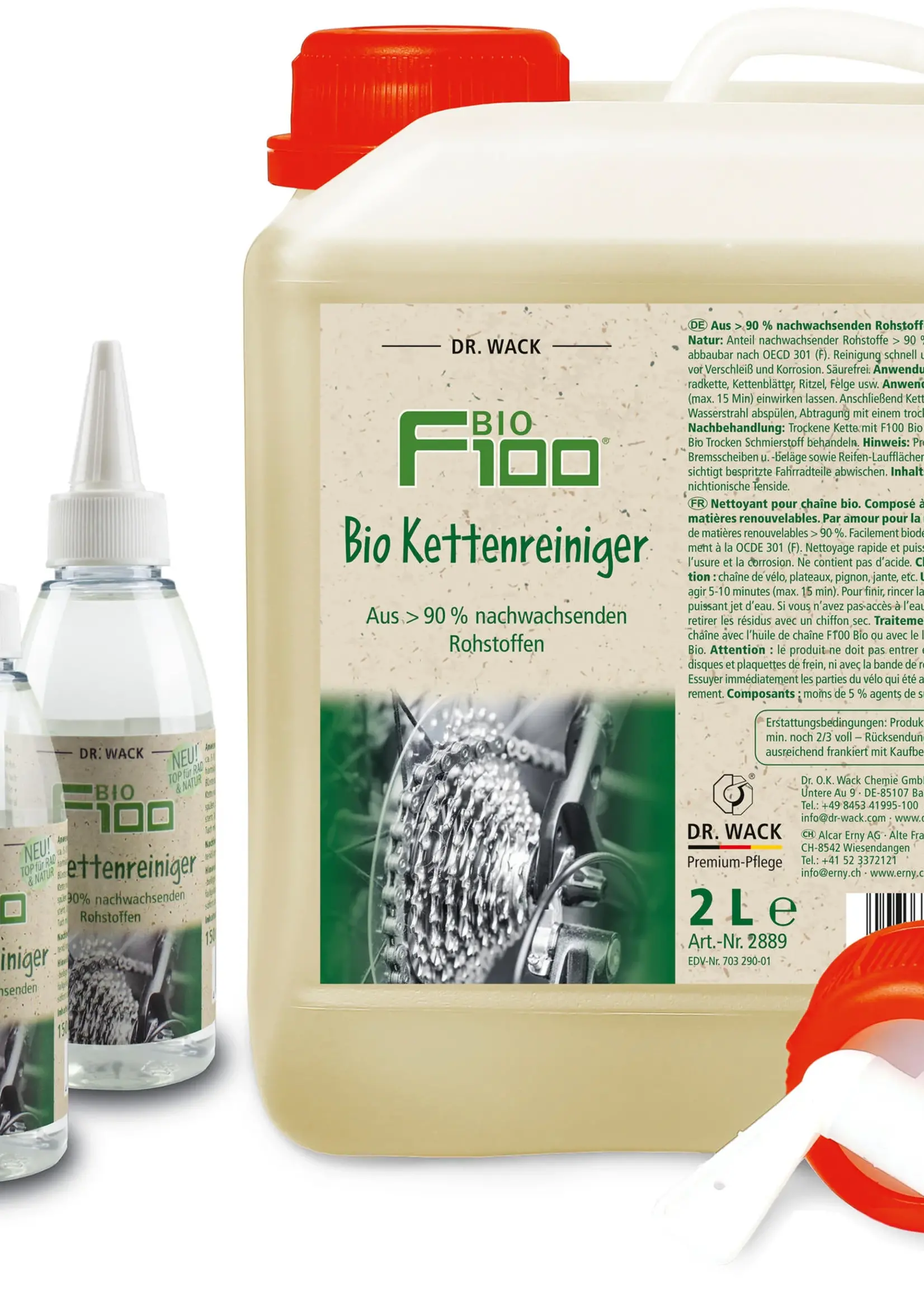F100 By Dr. Wack F100 Bio Chain Lubricant Dropper Bottle - 100ml