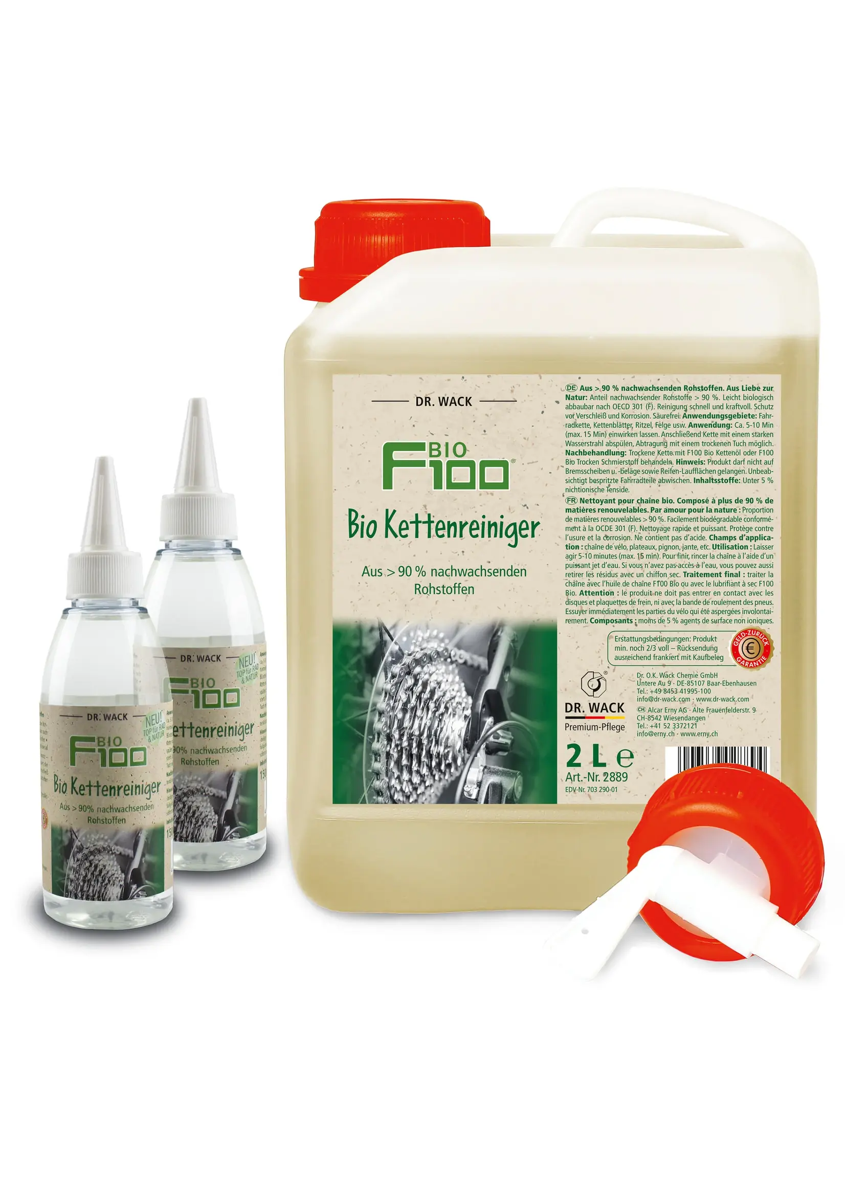 F100 By Dr. Wack F100 Bio Kettingsmeermiddel Druppelfles - 100ml