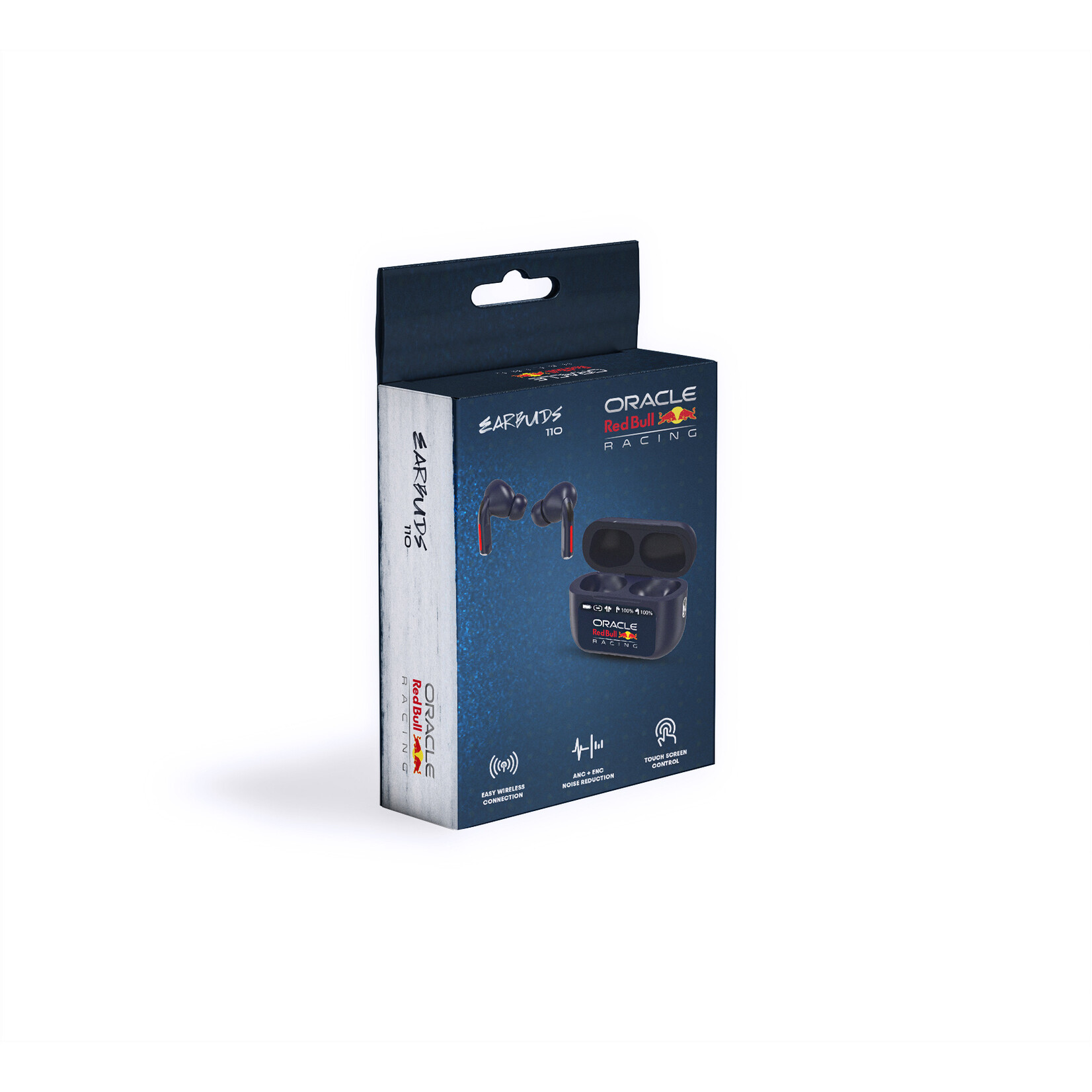 Oracle Red Bull Racing Audio Red Bull Noise cancelling oordopjes LCD Touch Screen, ANC, ENC en 4 Microphones