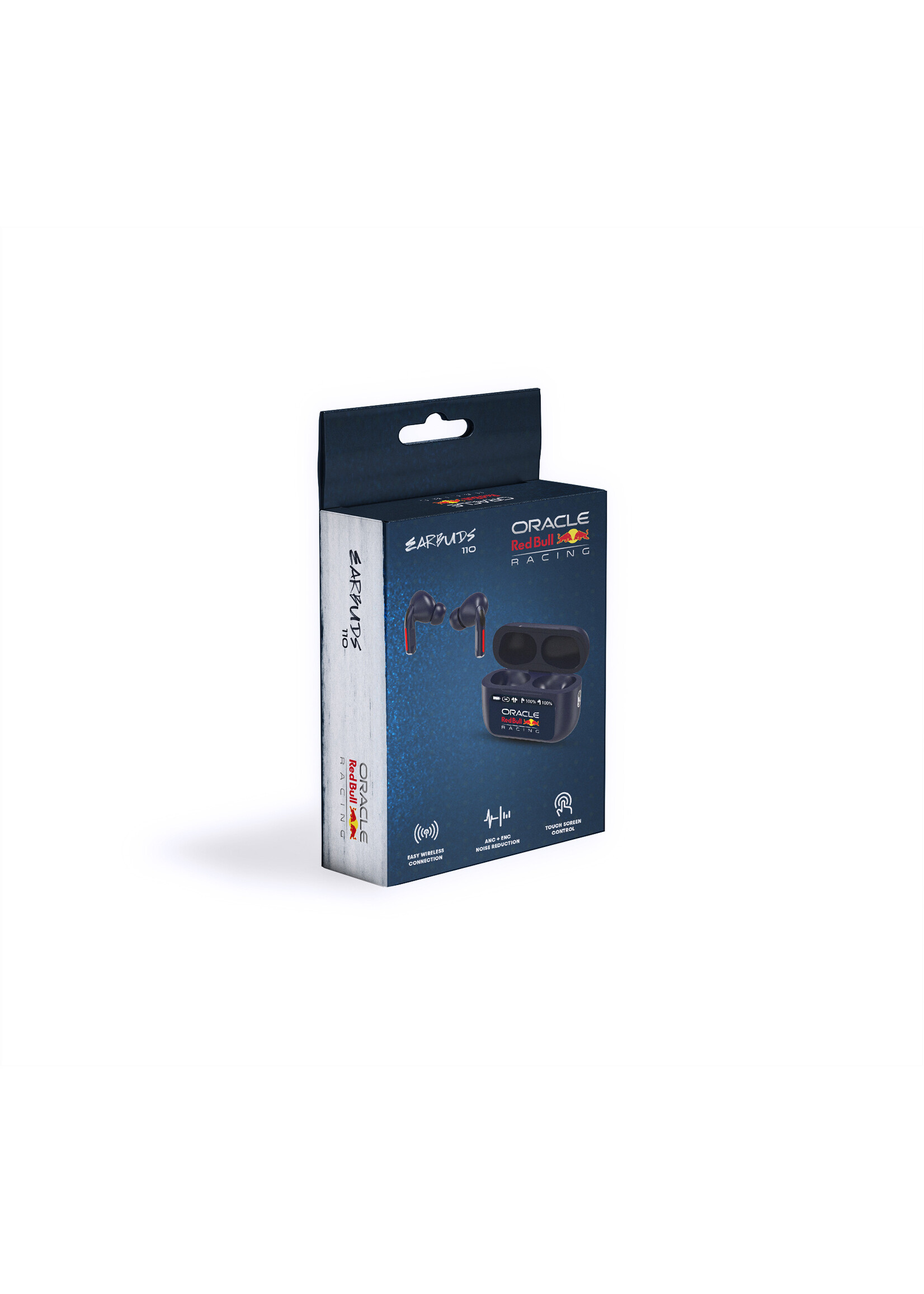 Oracle Red Bull Racing Audio Red Bull Noise cancelling oordopjes LCD Touch Screen, ANC, ENC en 4 Microphones