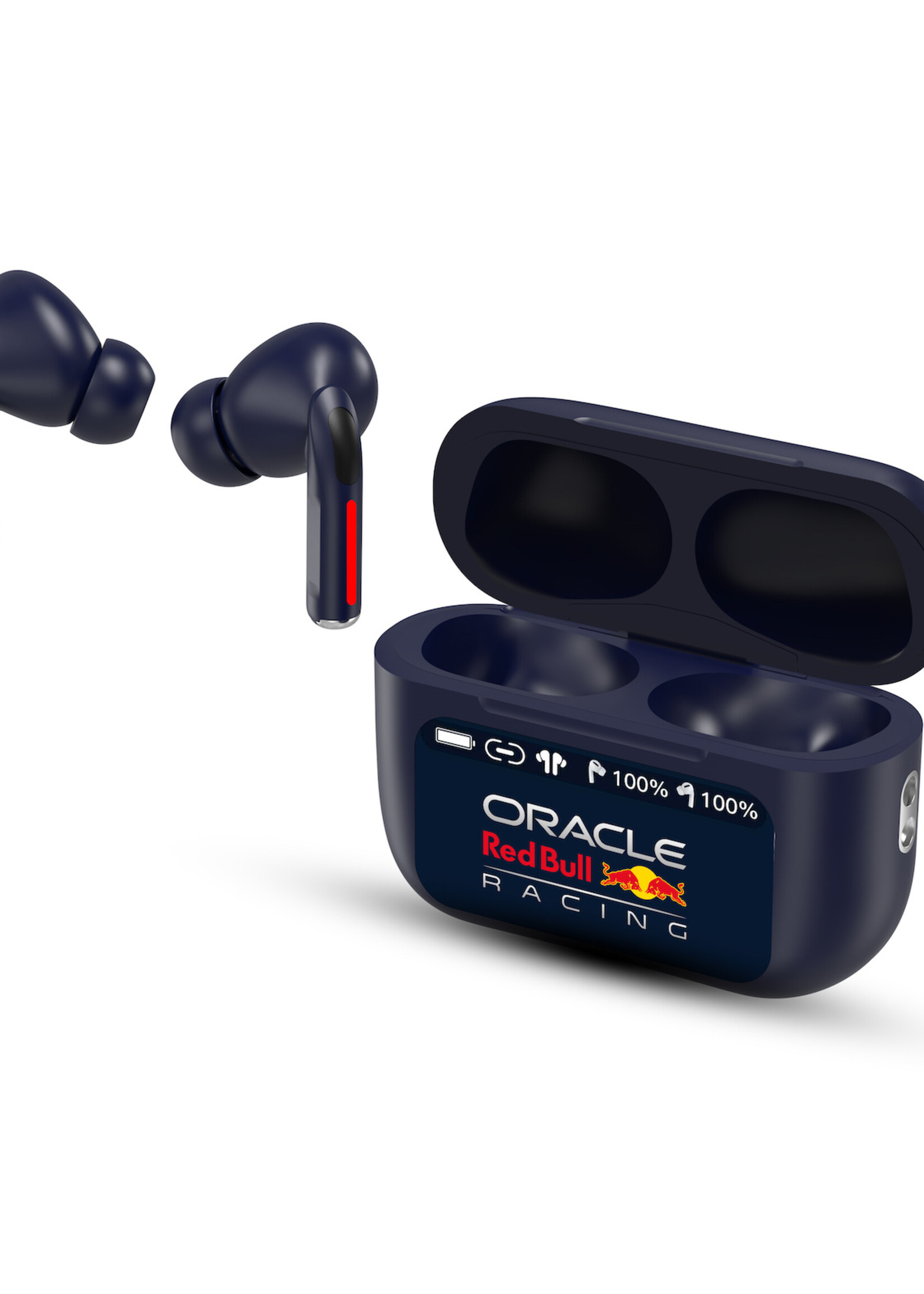 Red Bull Red Bull Noise cancelling oordopjes LCD Touch Screen, ANC, ENC en 4 Microphones