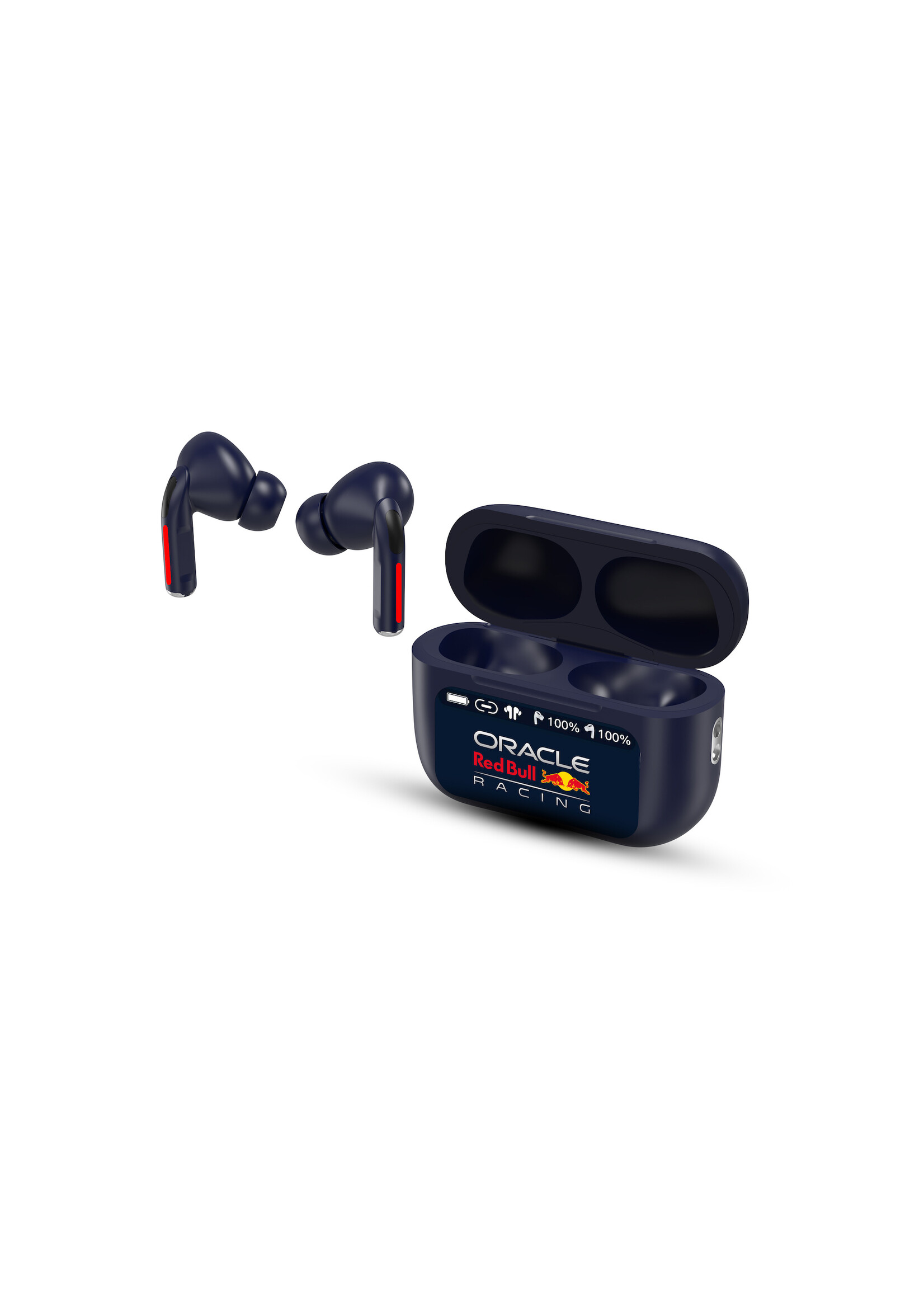 Oracle Red Bull Racing Audio Red Bull True Wireless LCD Touch Screen, ANC, ENC and 4 Microphones