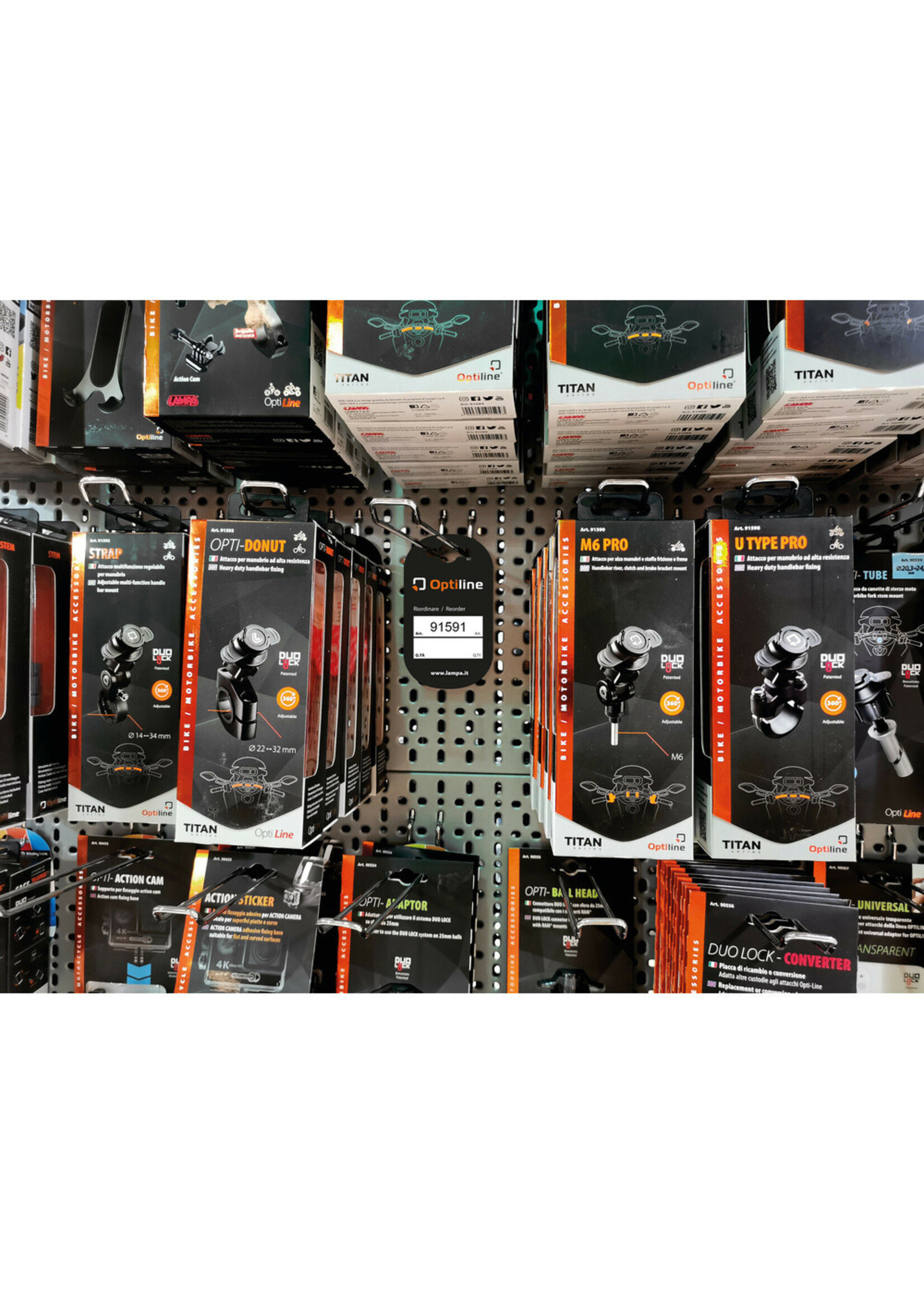 Optiline End unit tag for hook - Optiline