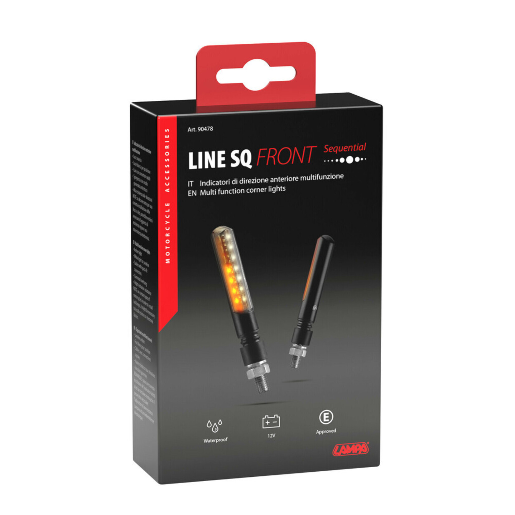 Lampa Lampa Line SQ Knipperlicht voorzijde