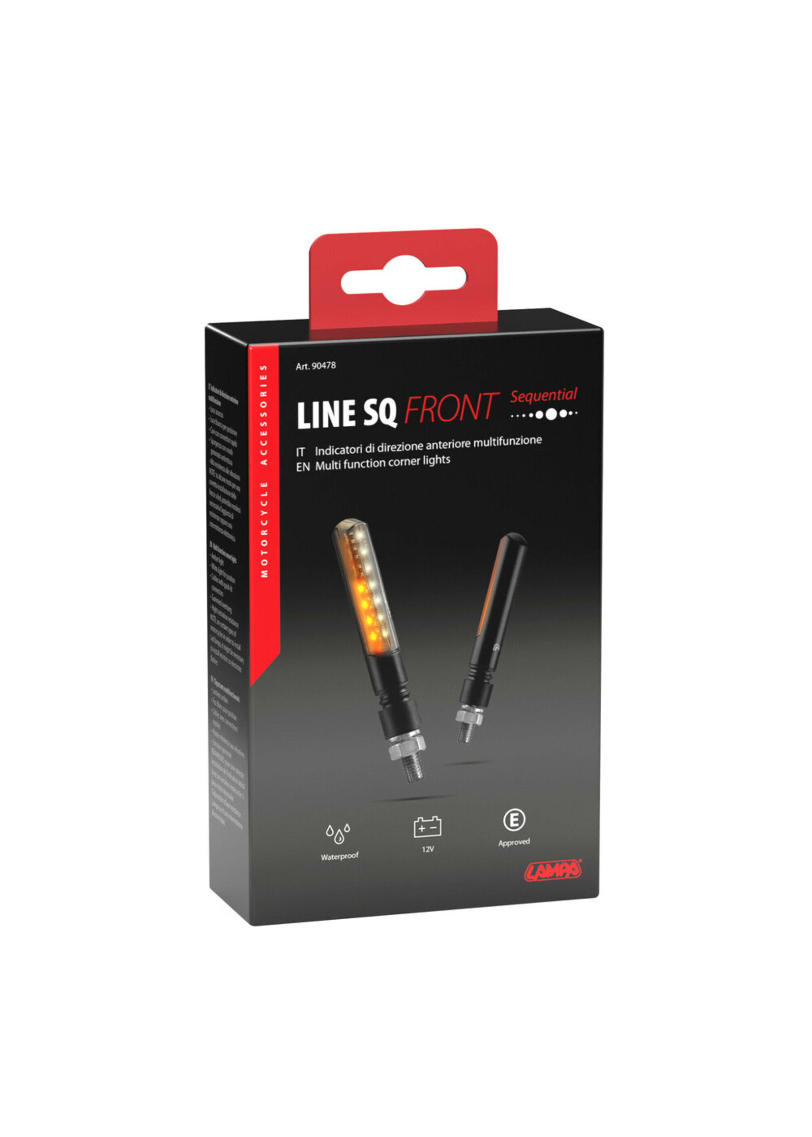 Lampa Lampa Line SQ Knipperlicht voorzijde