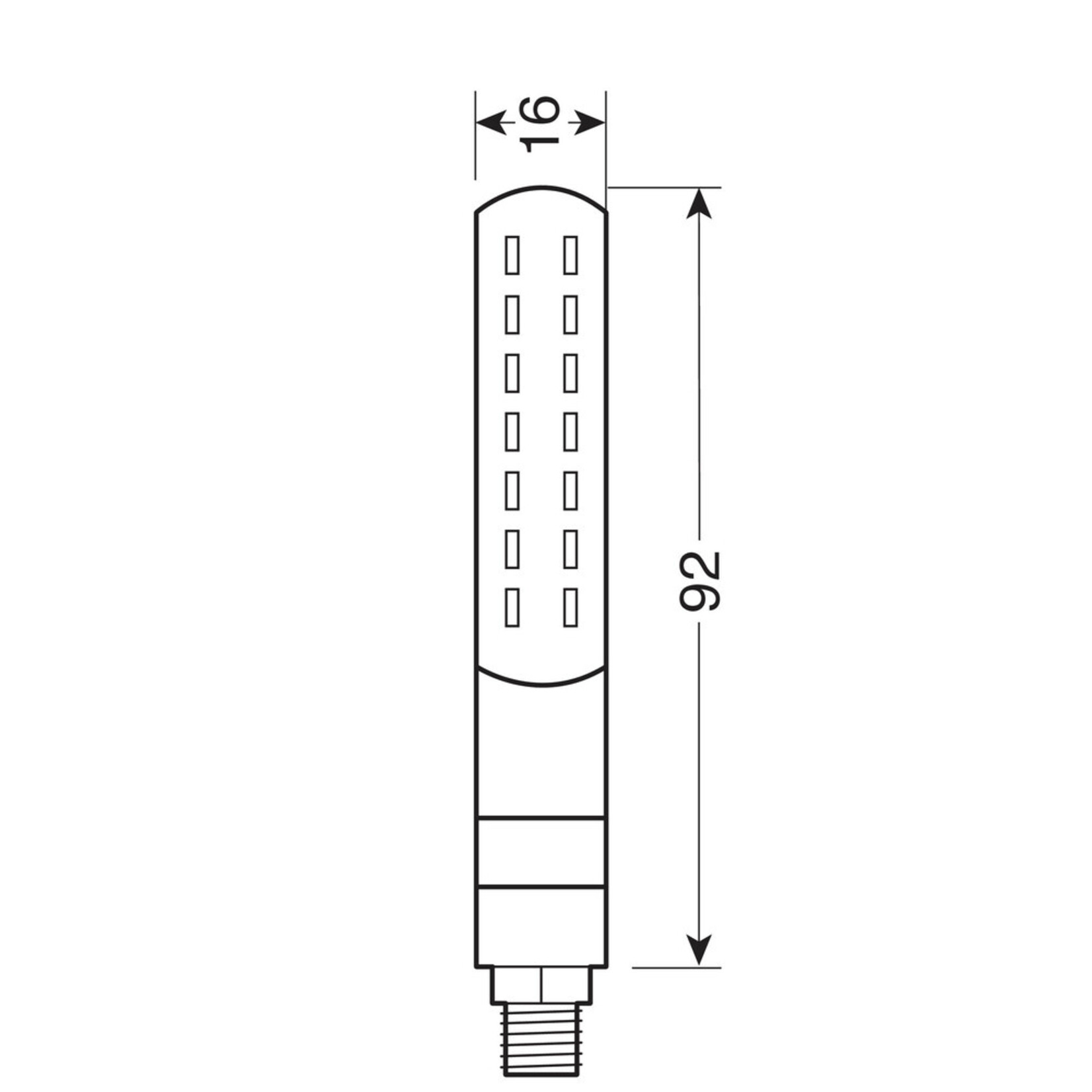 Lampa Lampa Line SQ Knipperlicht voorzijde