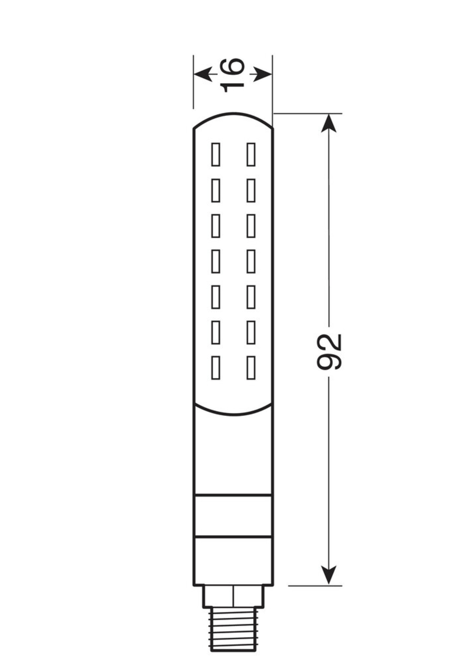 Lampa Lampa Line SQ Knipperlicht voorzijde