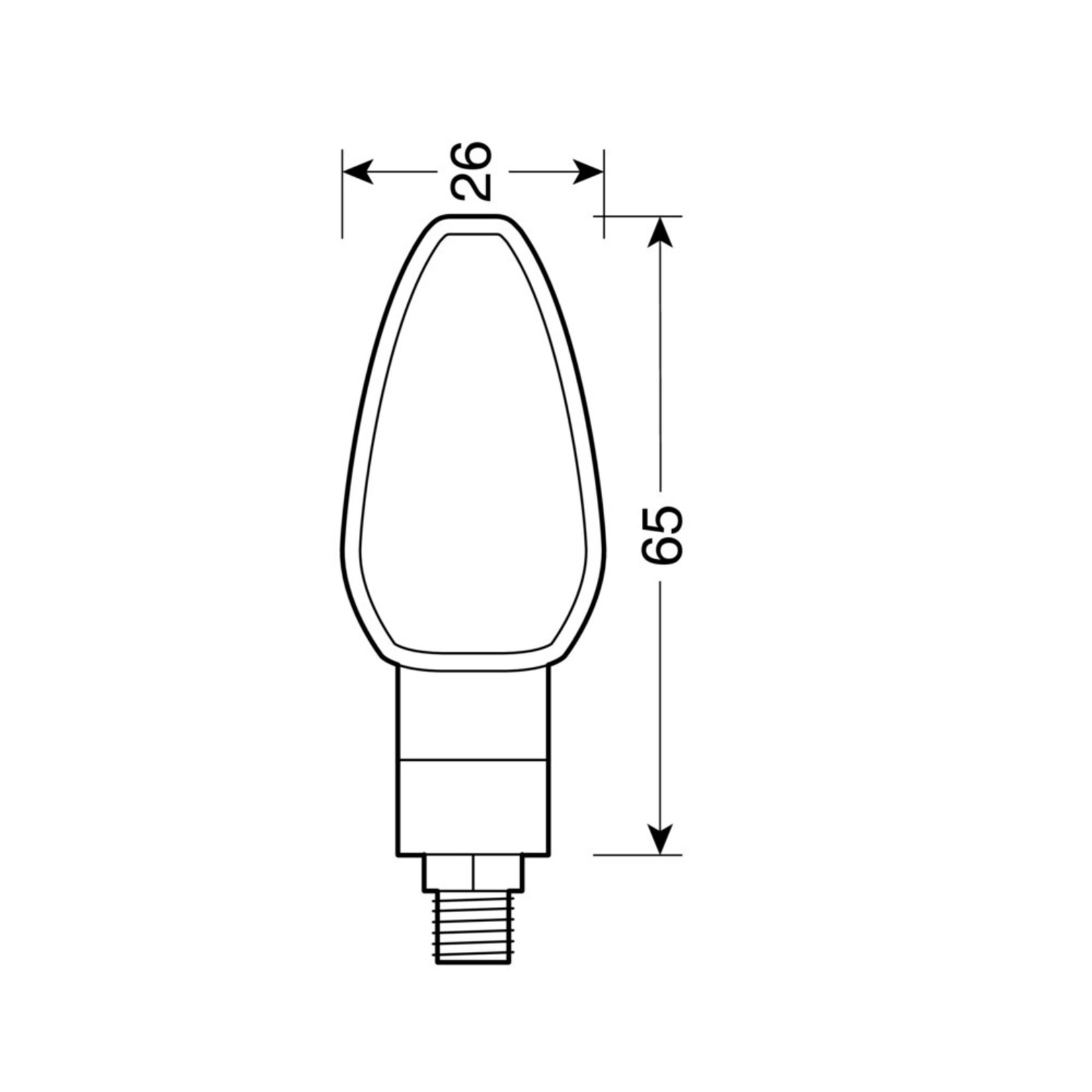Lampa Knipperlicht Lampa led hoekverlichting
