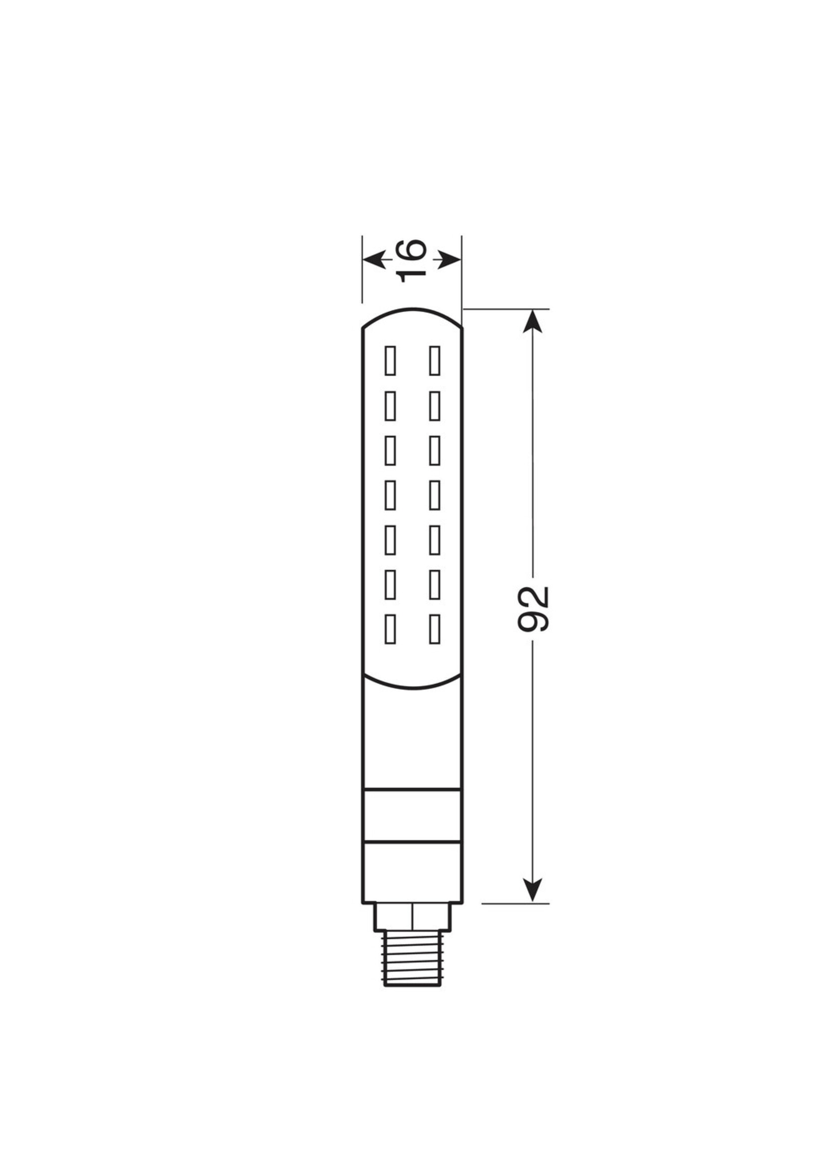 Lampa Line SQ Rear, sequentiary led corner lights and rear parking/stop lights - 12V LED