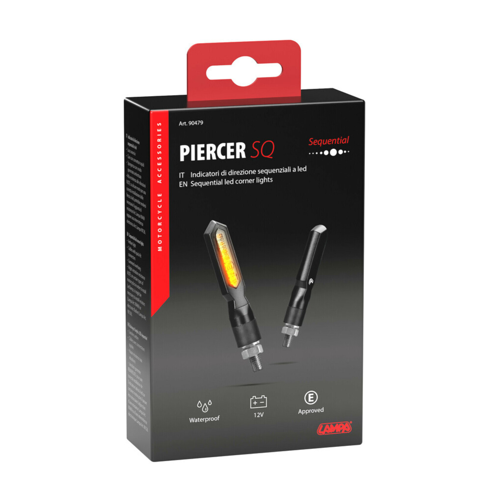 Lampa Lampa Piercer SQ Knipperlicht Dynamisch.